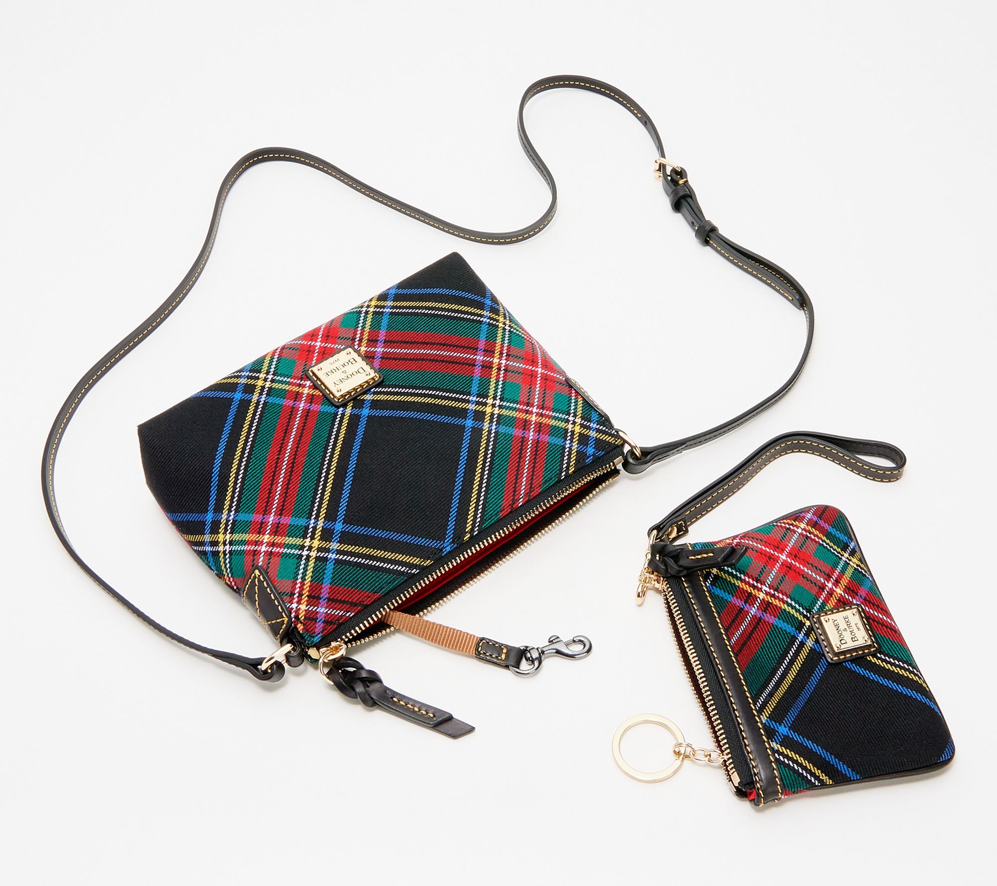 Dooney & Bourke Tartan Crossbody Pouchette - ShopStyle Shoulder Bags