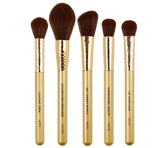 MOTD Cosmetics Gold Goddess Face Makeup Brush S et