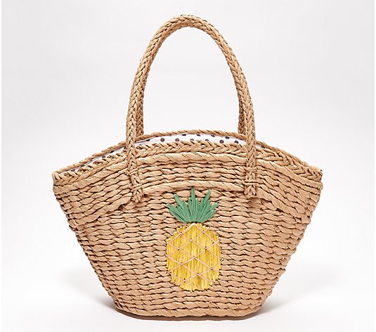 J Jason Wu Pineapple Straw Bag