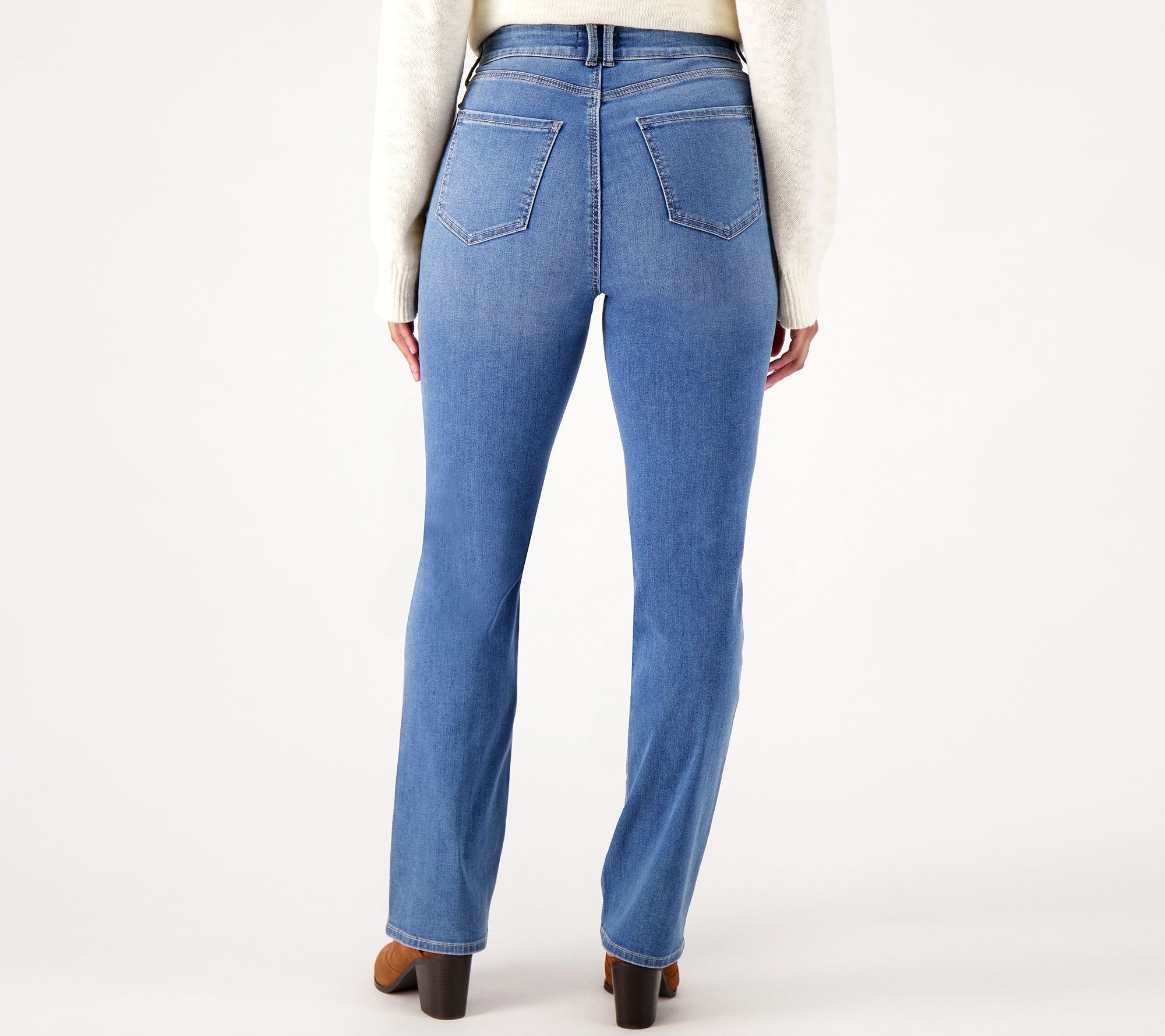 NYDJ Women's Curve Shaper Marilyn Straight Jeans Heavenly 14 Size