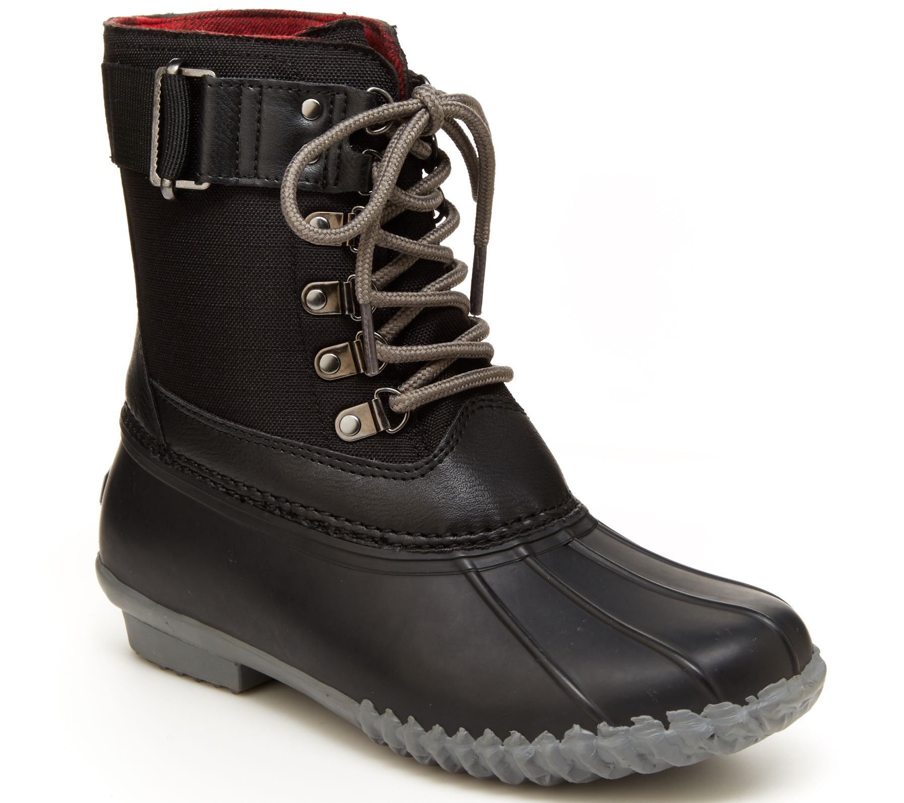 JBU by Jambu Lace Up Waterproof Leather Duck Boots - Cordera - QVC.com