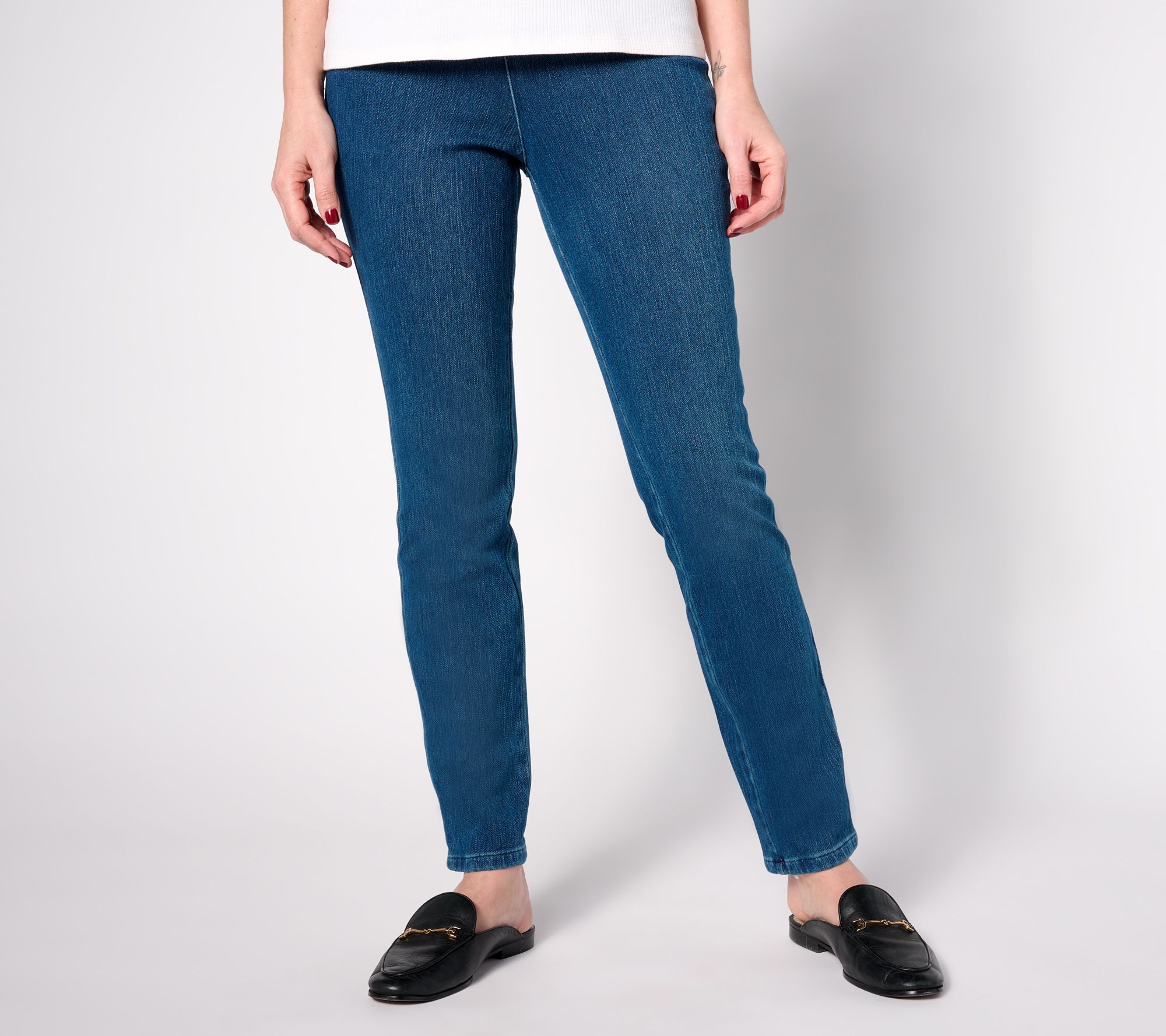 Belle by Kim Gravel Reg Flexibelle Slim Straight-Leg
