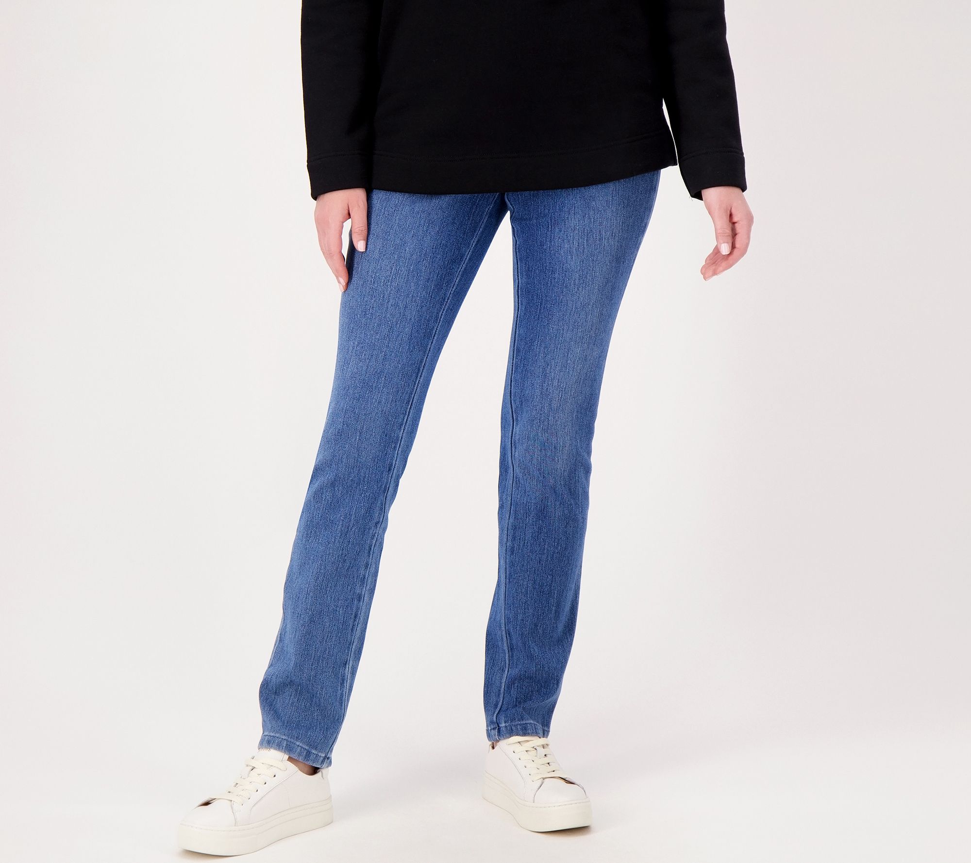 Belle by Kim Gravel Reg Flexibelle Slim Straight-Leg