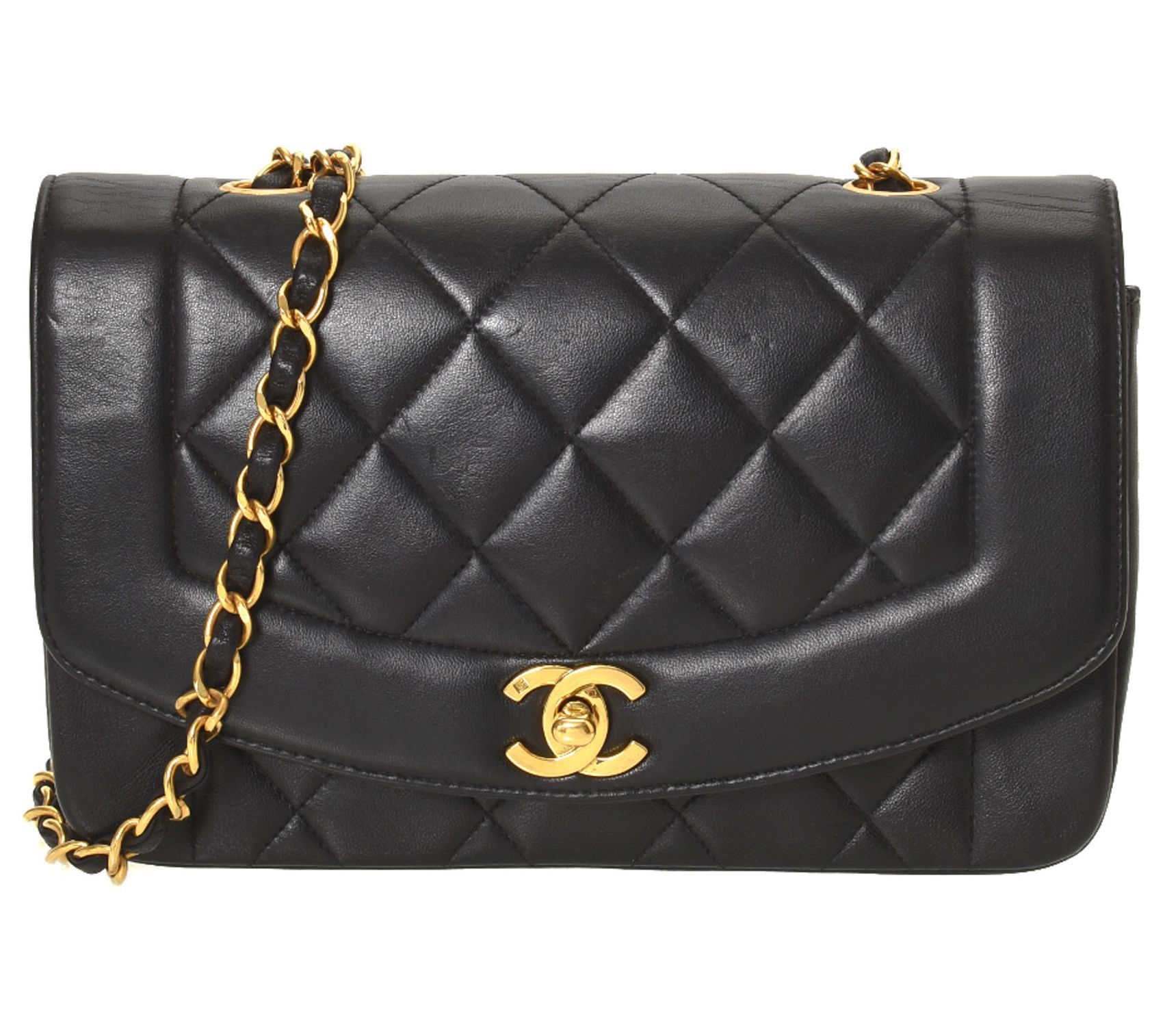 Pre-Owned Chanel Diana Chain Shoulder Bag 