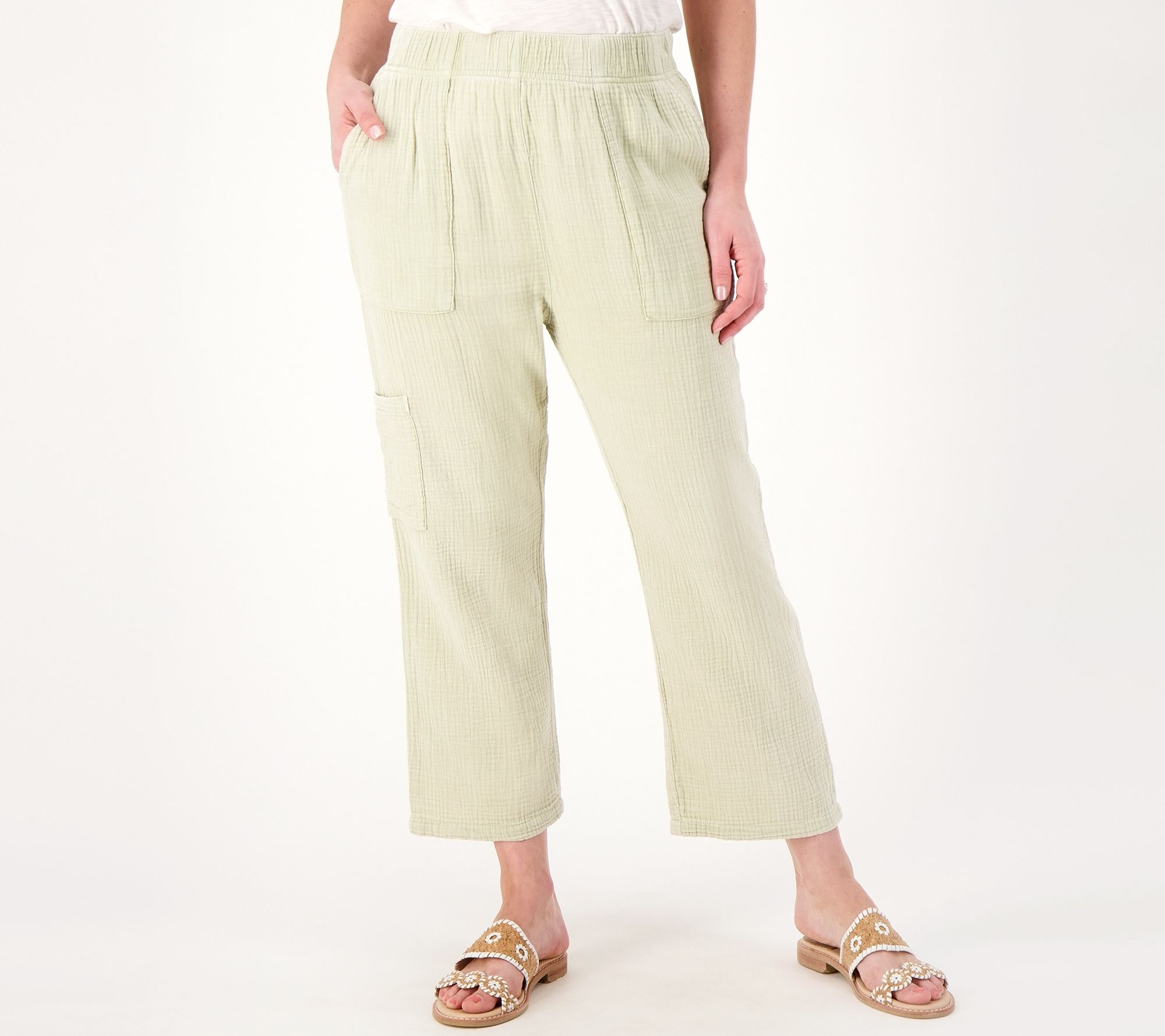 Peace Love World Boheme Regular Gauze Ankle Pants