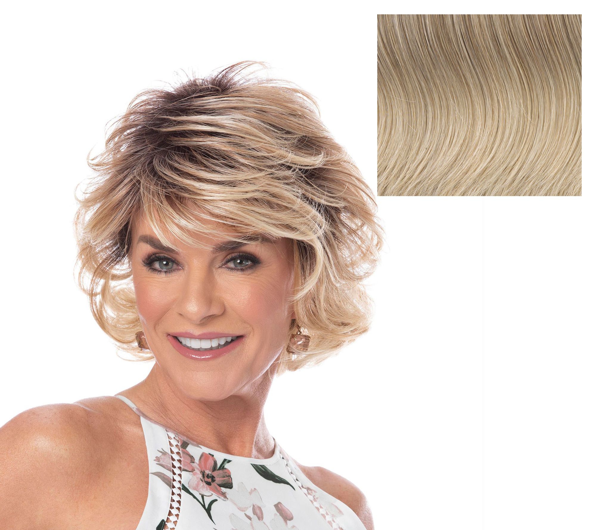 Toni Brattin Alluring Mid-Length Wig with Styleable Fiber