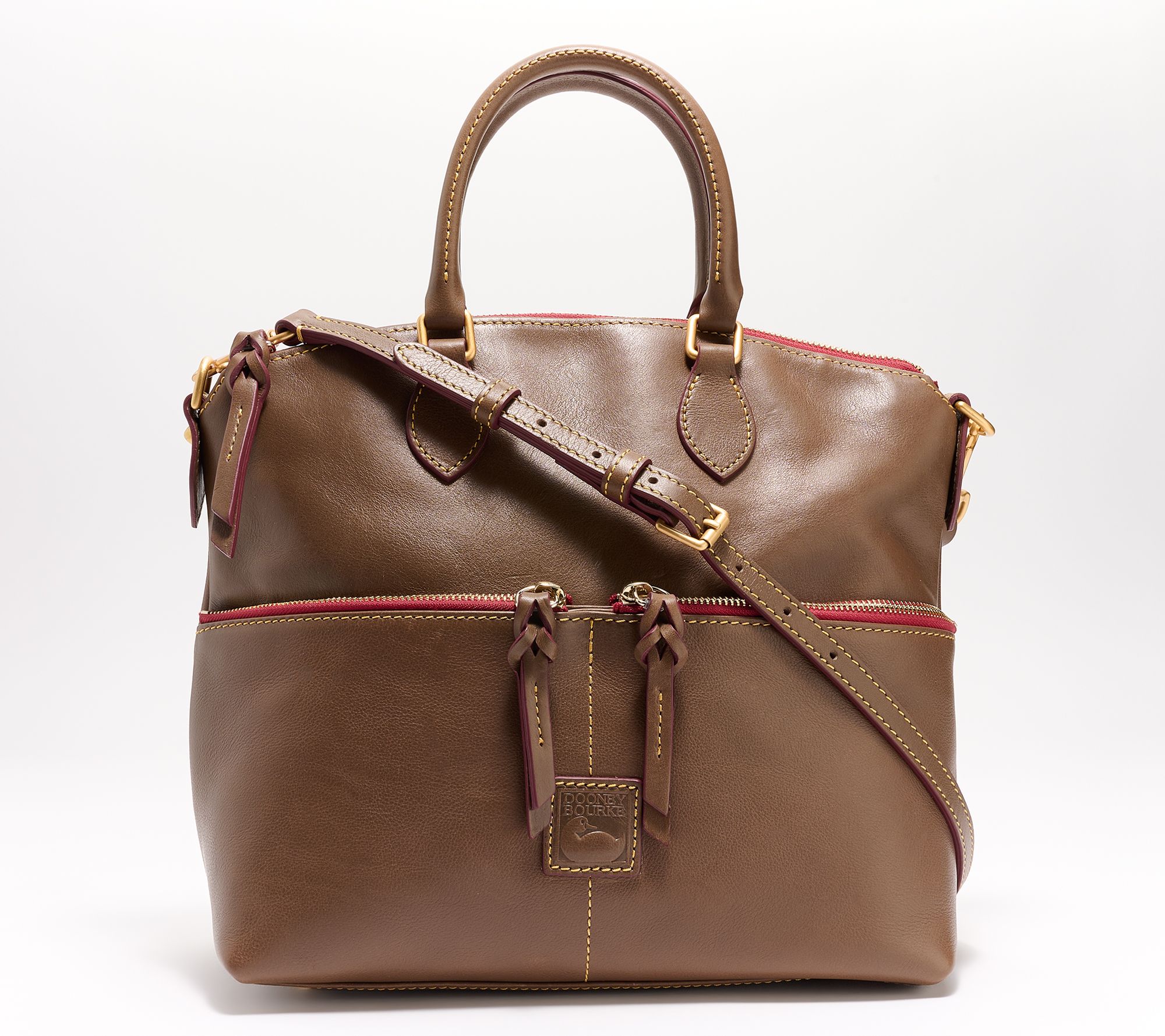 Dooney Bourke Brown Handbags Luggage QVC