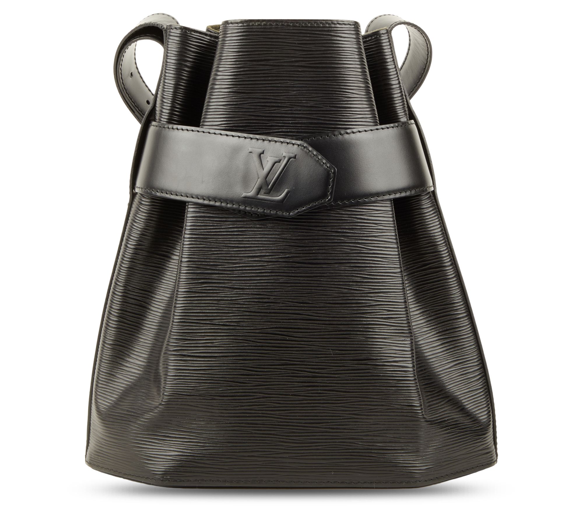 Louis Vuitton Black Epi Leather Sac D'Epaule PM Bag Louis Vuitton