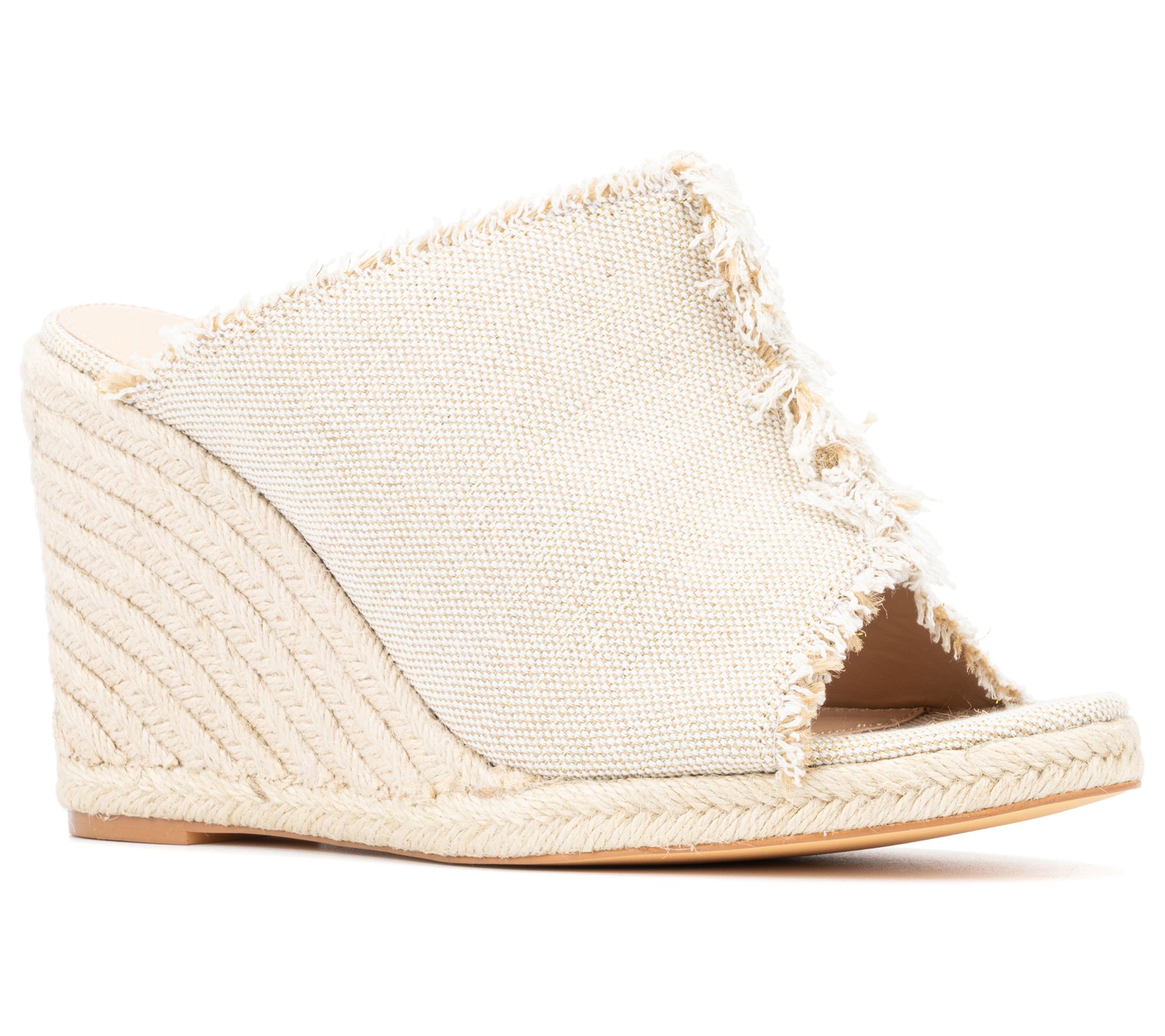 Fashion To Figure Wide Width Wedged Sandal - Esella