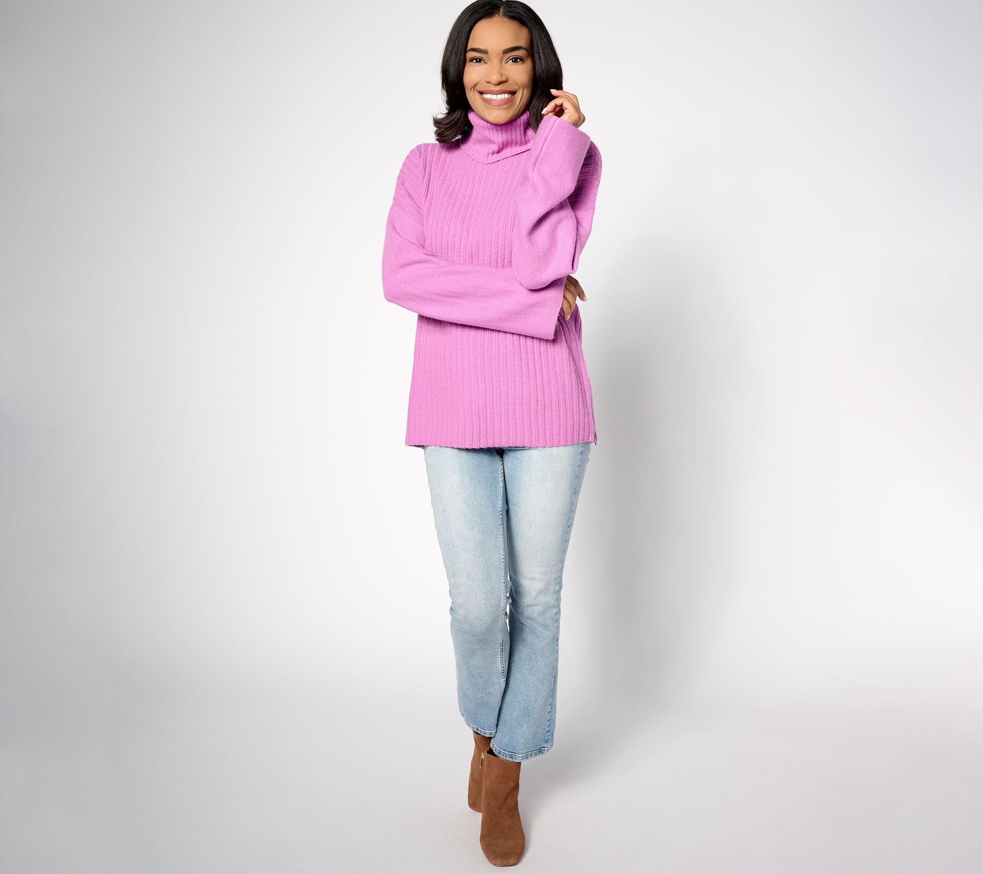 Qvc clearance turtleneck sweaters