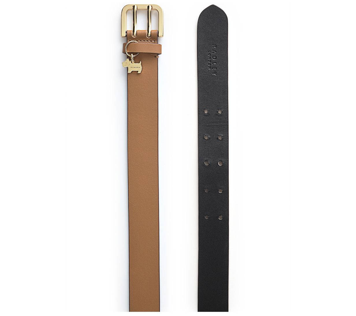 Tomas Maier Tooled Leather Belt W/Studs, Black