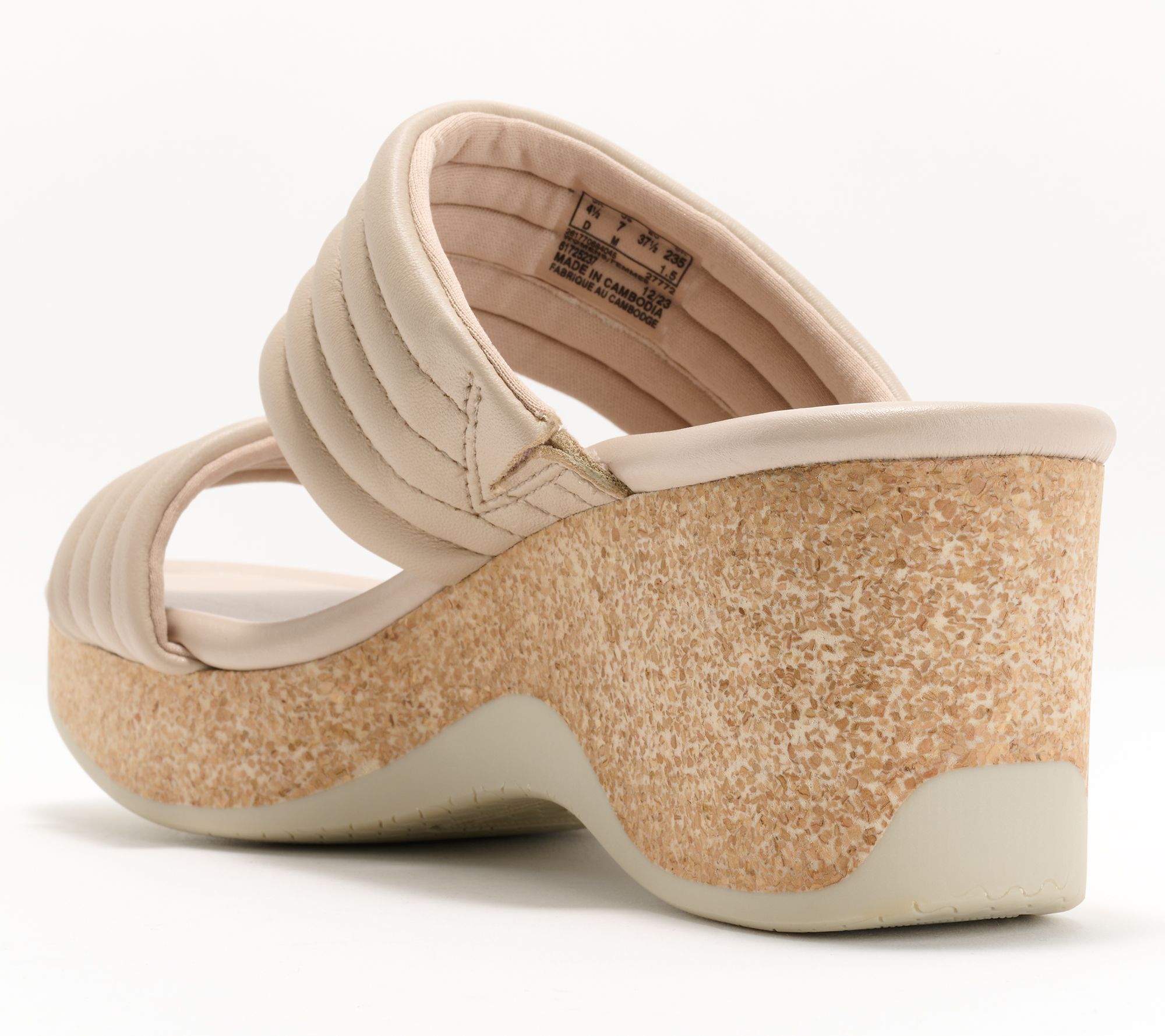 Clarks Collection Leather Wedges Chelseah Path - QVC.com