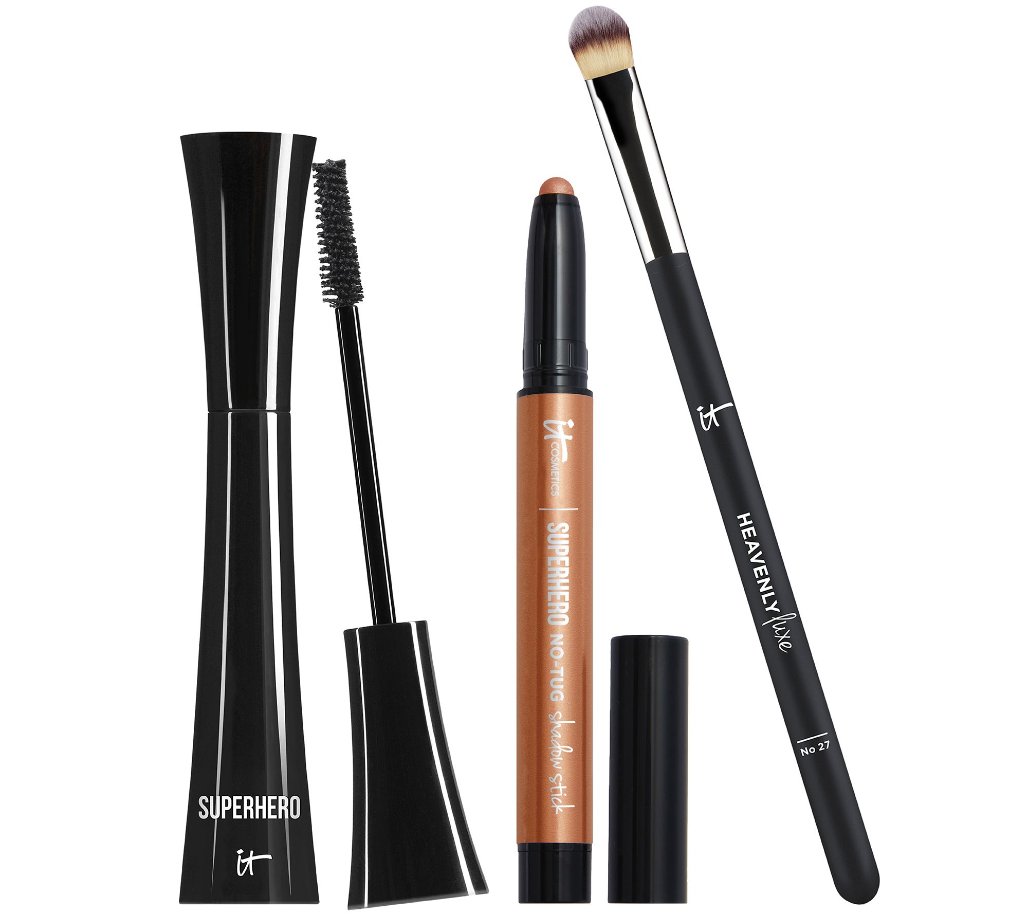 IT Cosmetics Superhero Shadow Stick & Mascara Eye Kit W/Brush