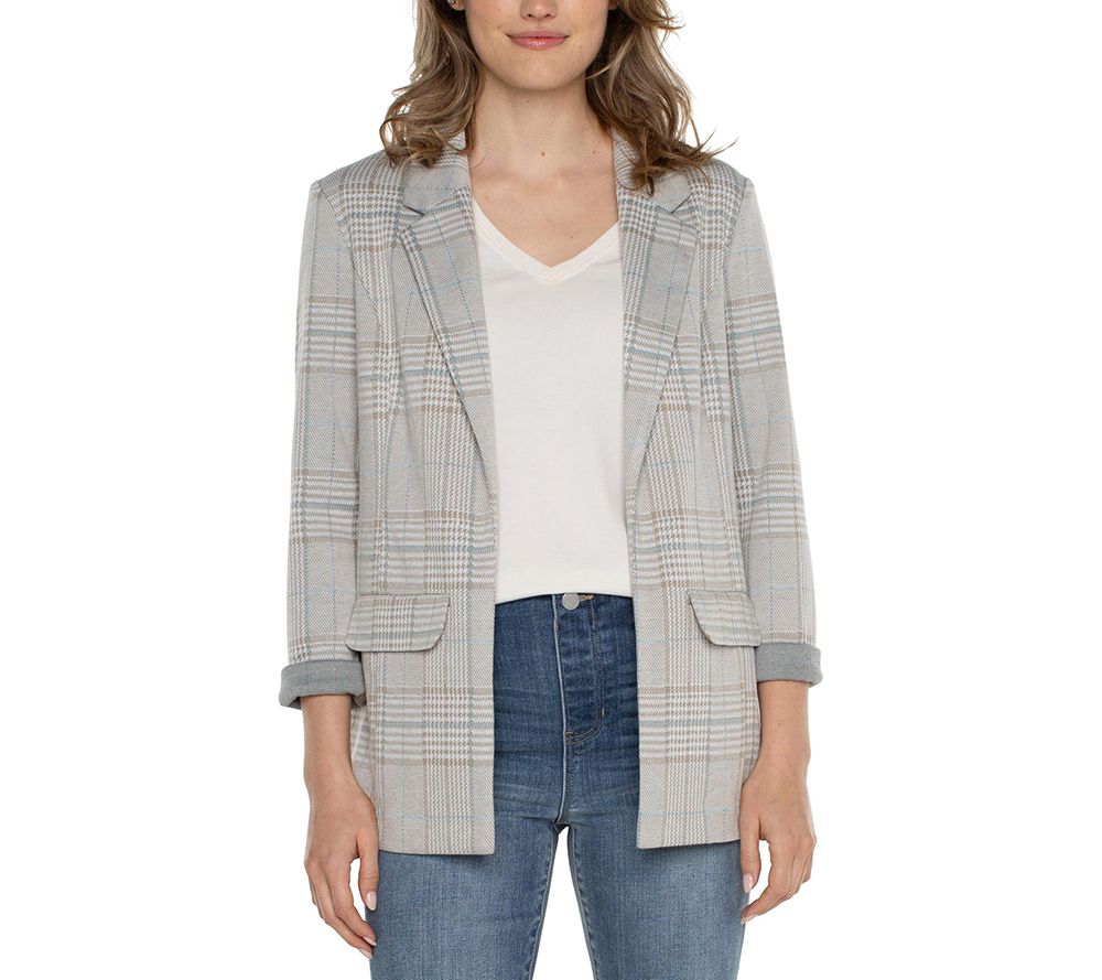 Jacquard deals boyfriend blazer