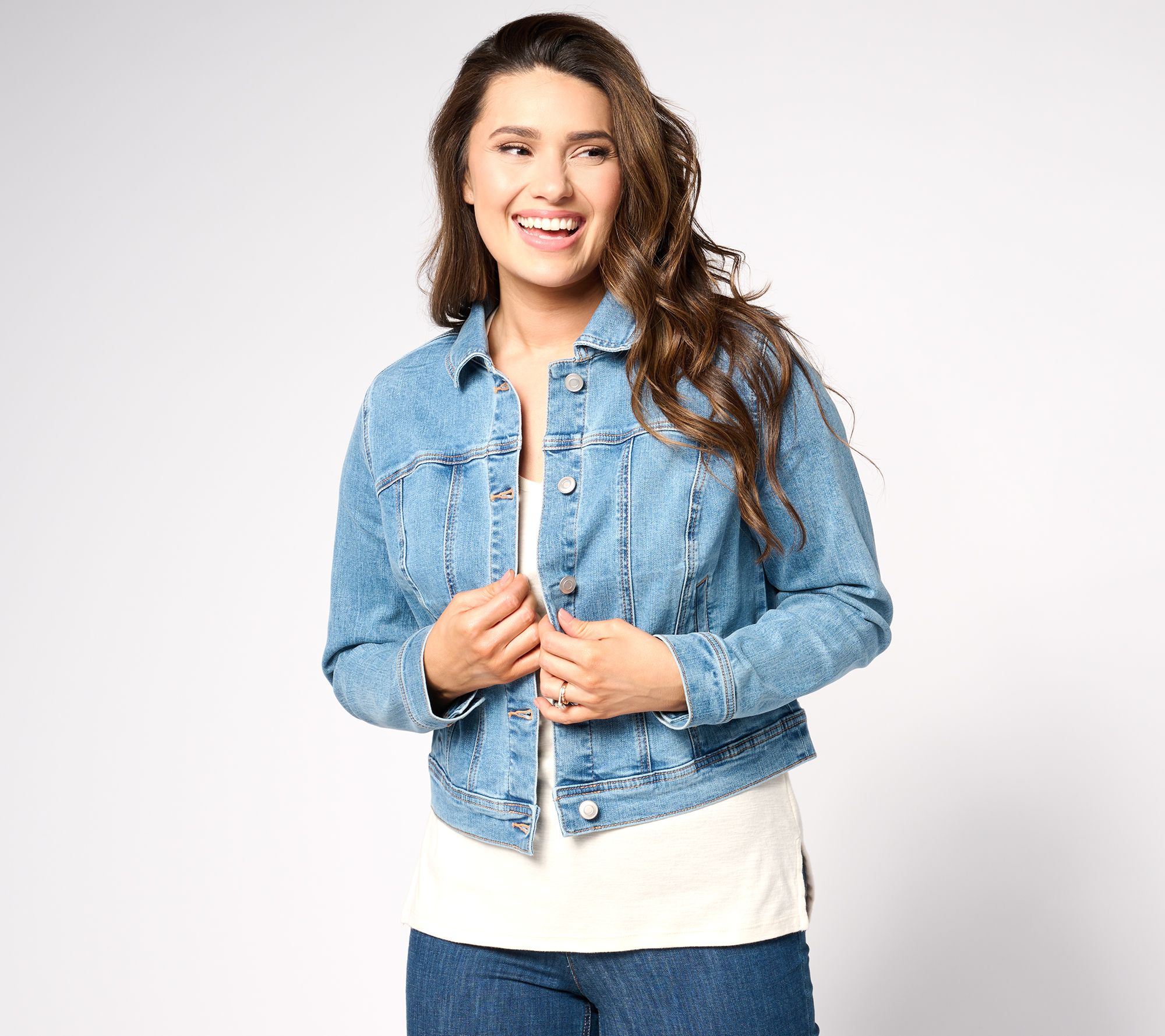 "As Is" Destination 365 Curved Yoke Denim Jacket