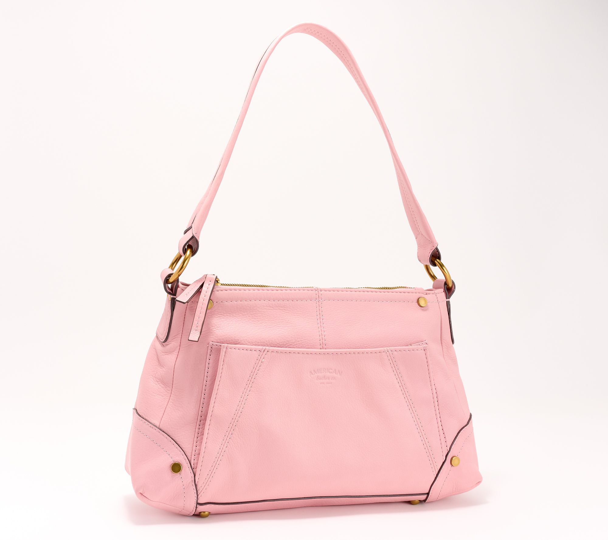 American Leather Co. Becket Triple Entry Shoulder Bag