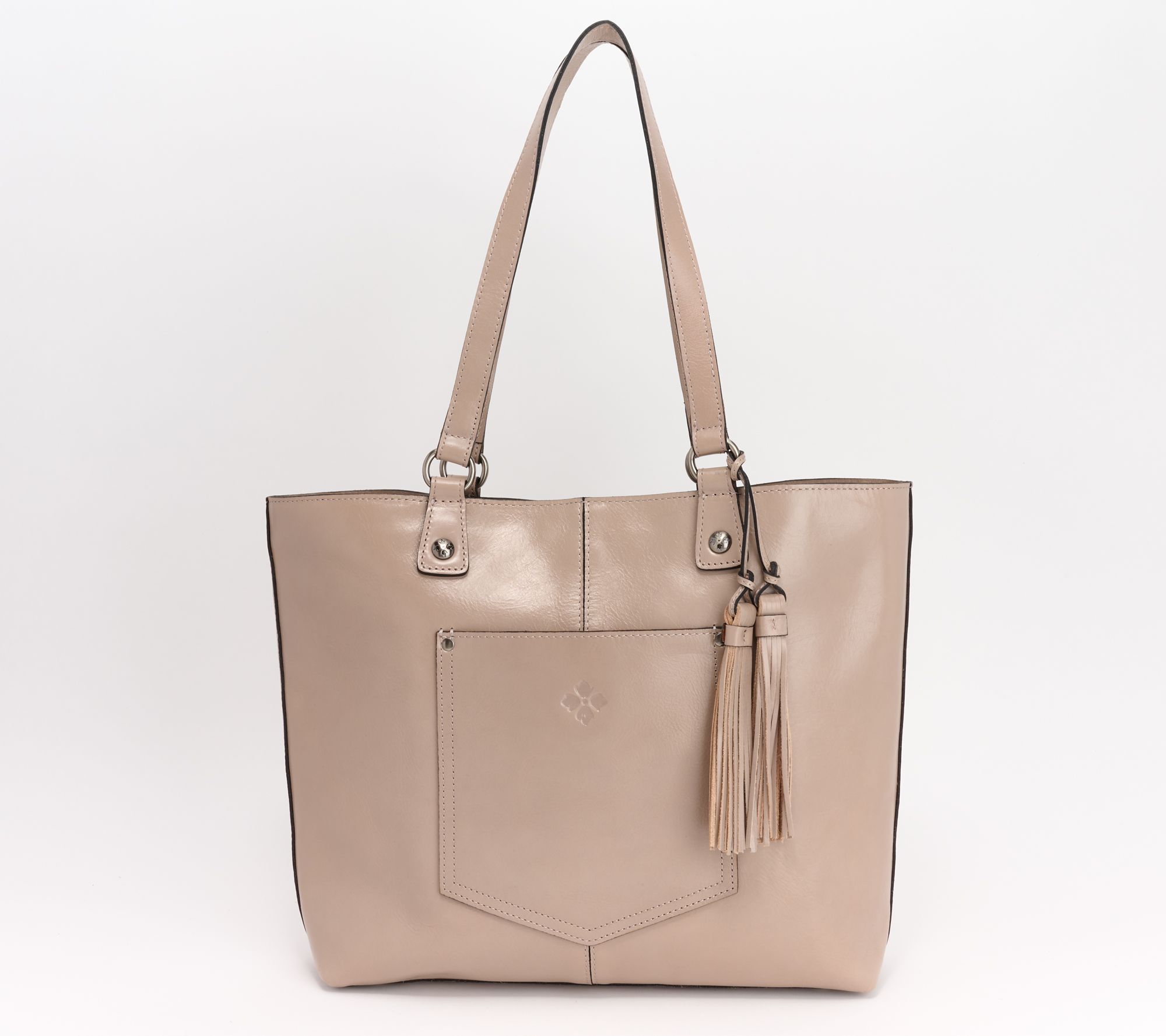 "As Is" Patricia Nash Marza Leather Tote with Tassel