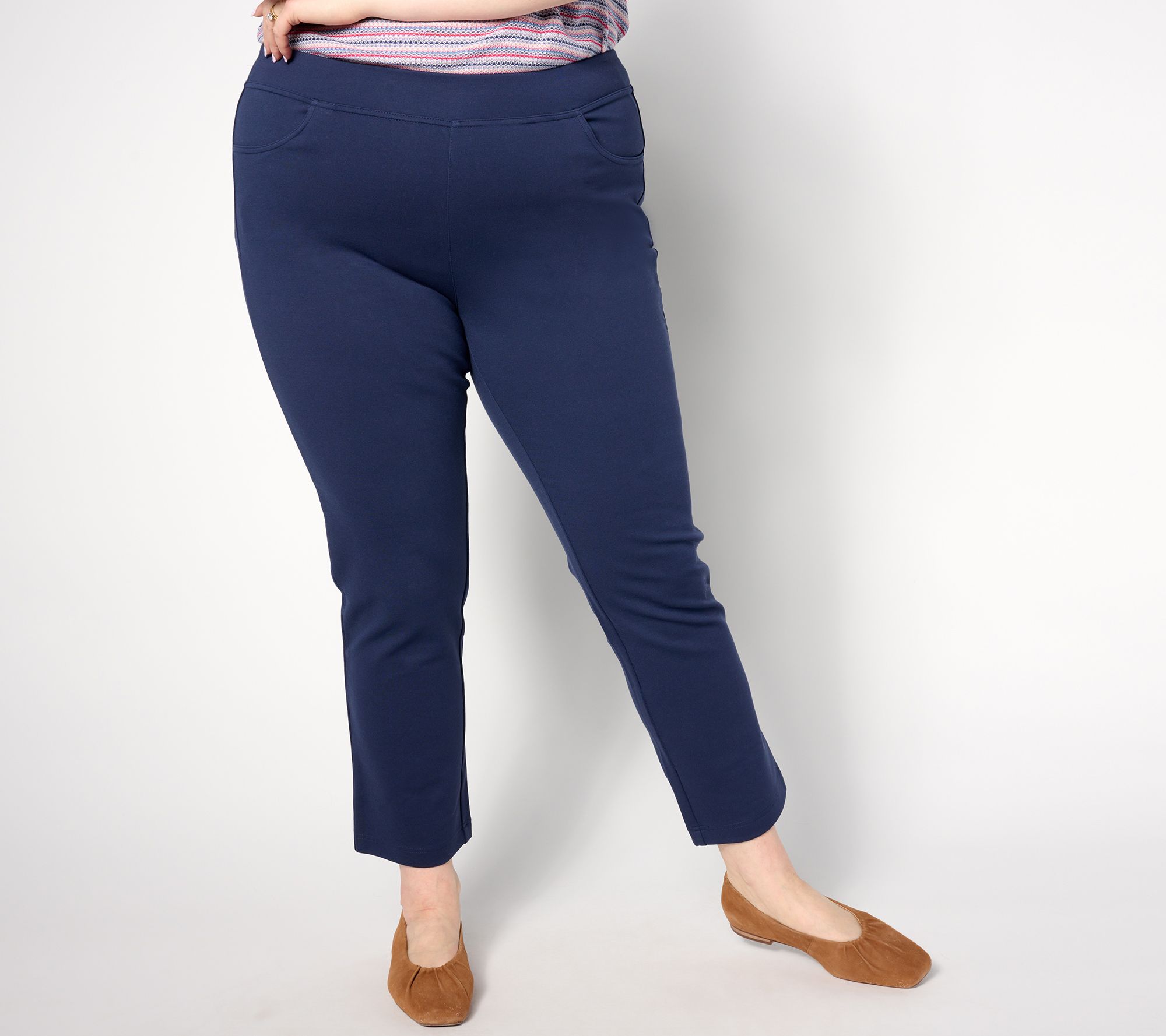 "As Is" Belle by Kim Gravel Dressed to Impress Ponte Pant, Tall