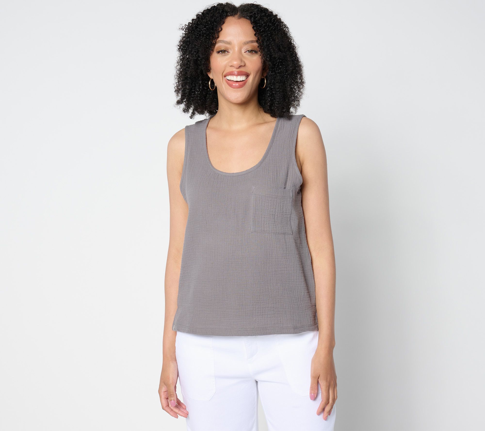 "As Is" Barefoot Dreams Malibu Collection Sun Soaked Tank