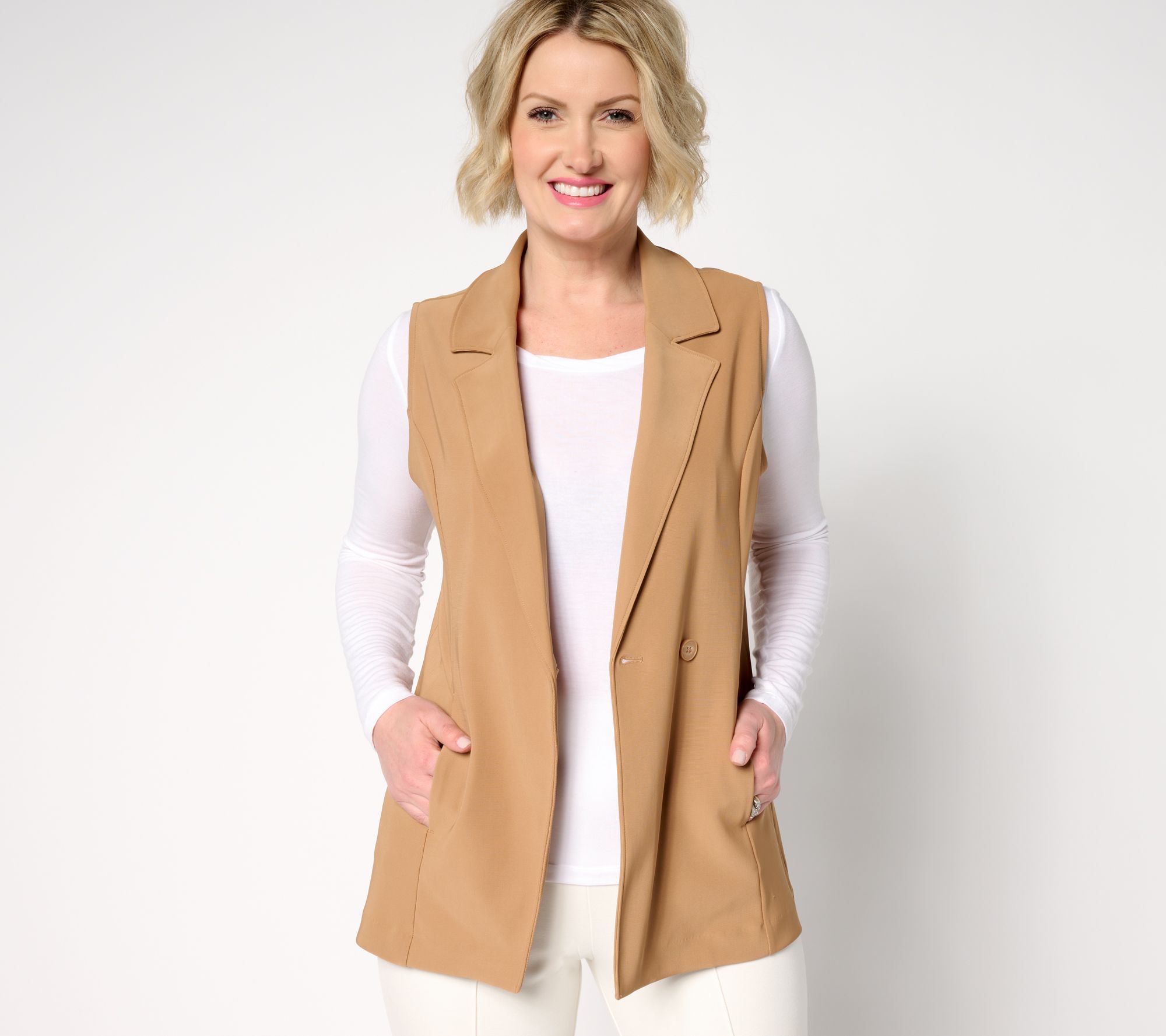 Attitudes by Renee Regular Euro Knit Vest