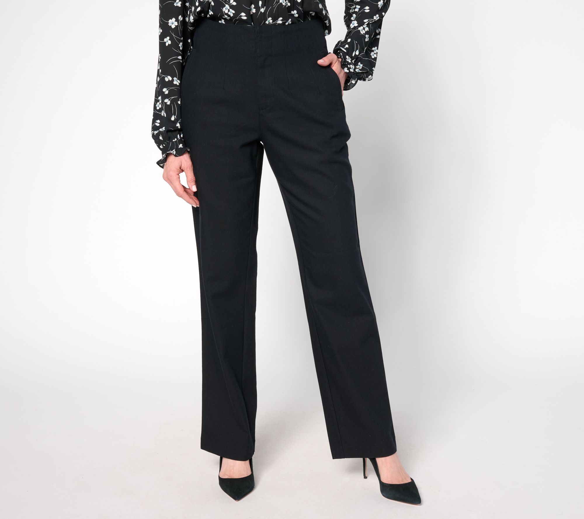 BEAUTIFUL by Lawrence Zarian Petite Trouser with Darts