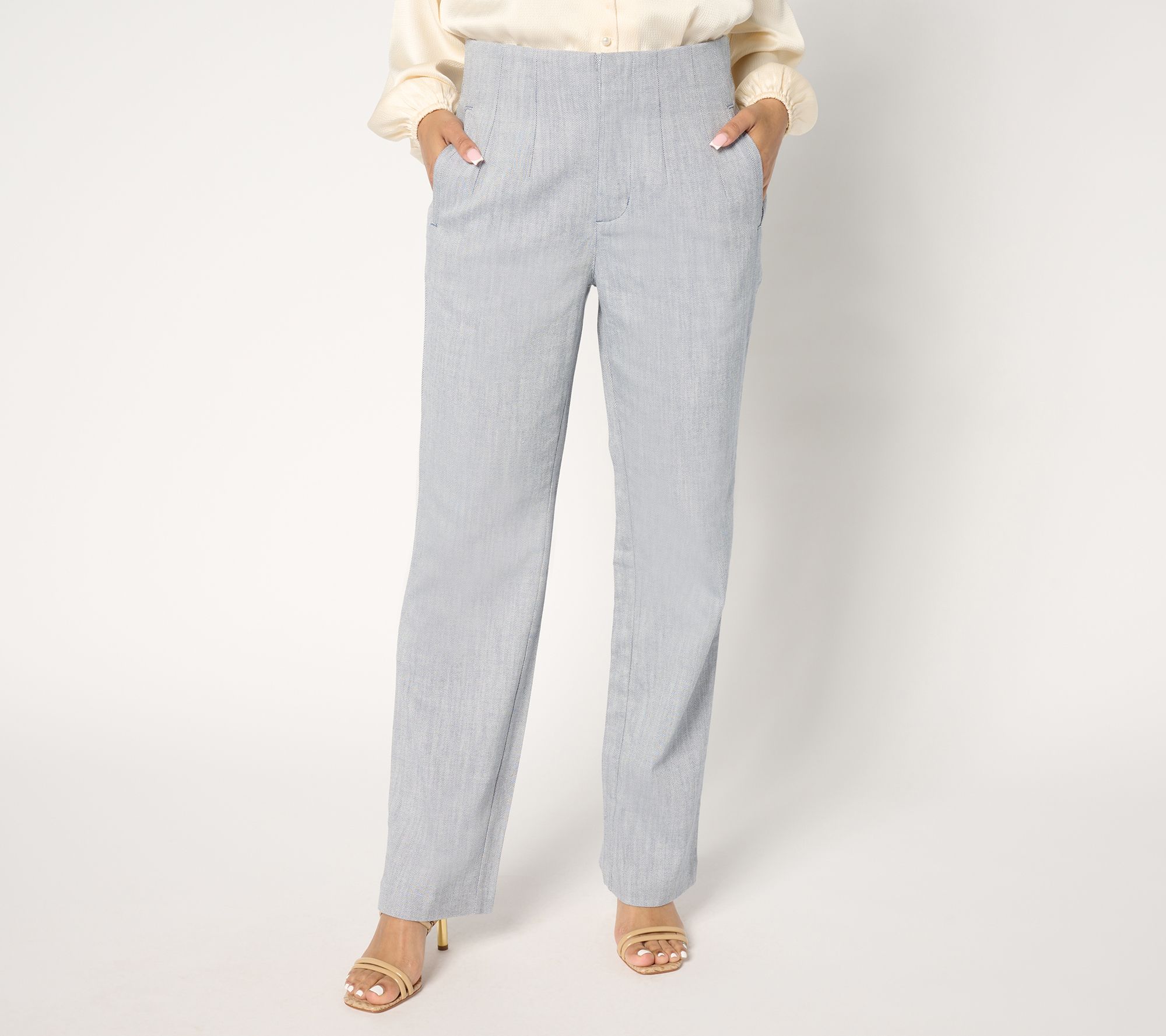 BEAUTIFUL by Lawrence Zarian Petite Trouser with Darts