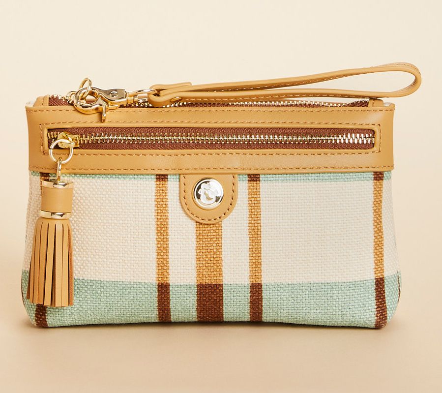 Spartina 449 Tassel Wristlet with Leather Trim