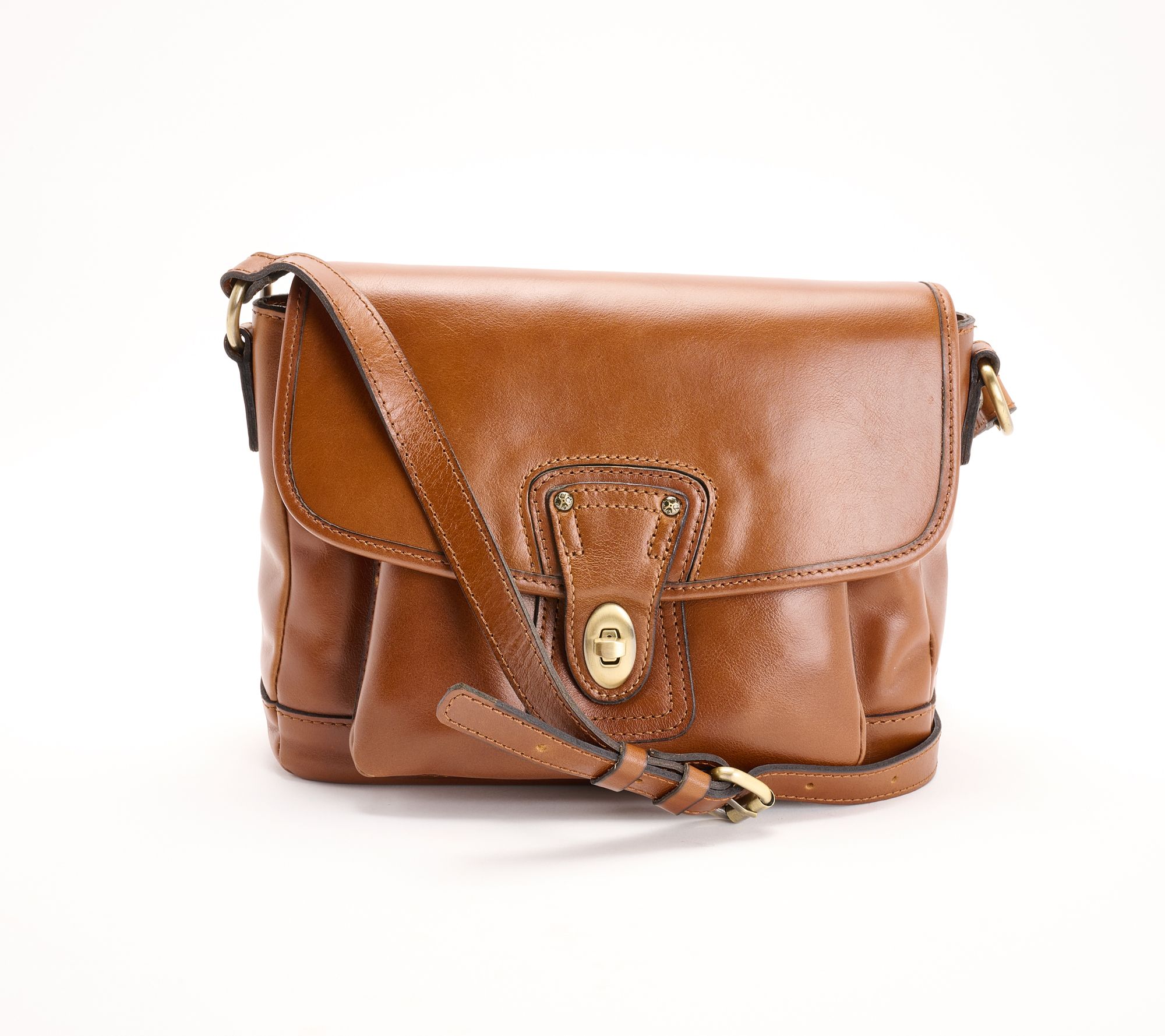 "As Is" Patricia Nash Jackson Tartan Wool Turnlock Crossbody