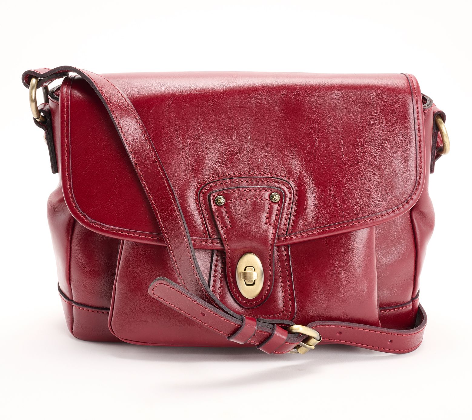 "As Is" Patricia Nash Jackson Tartan Wool Turnlock Crossbody