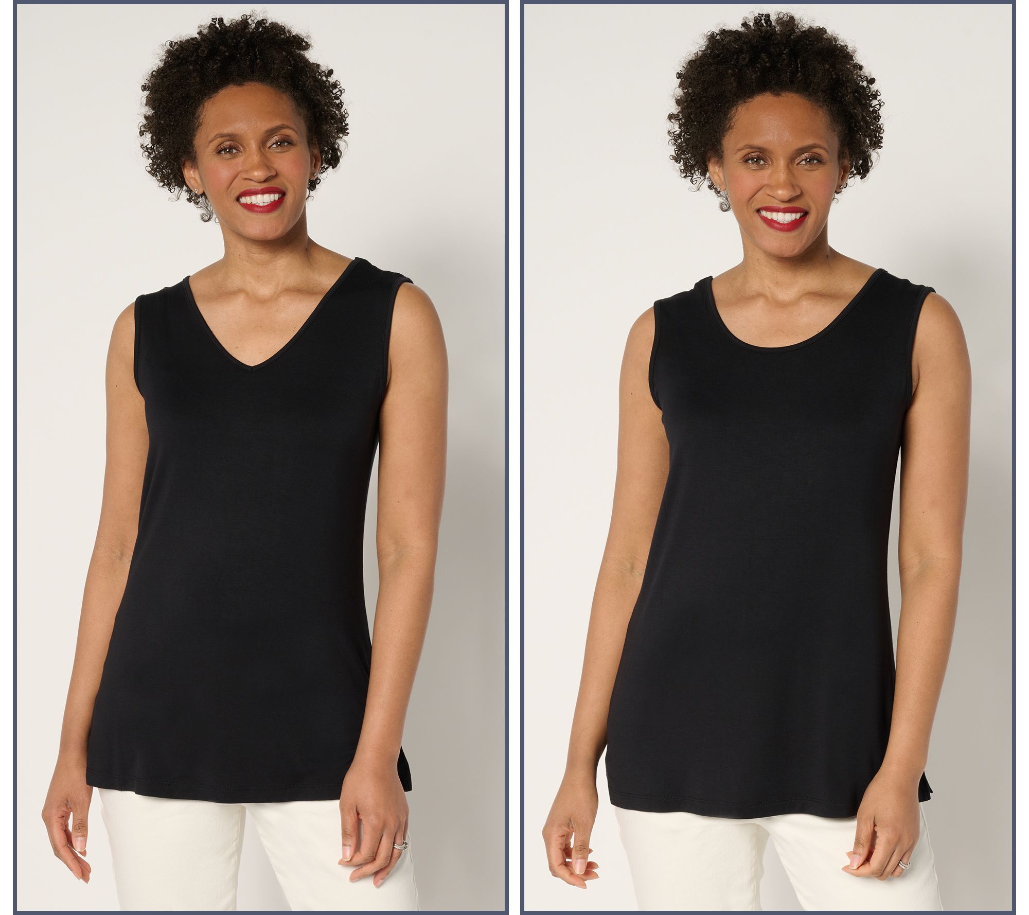 Brandis Dress Out Loud Reversible Tank Top