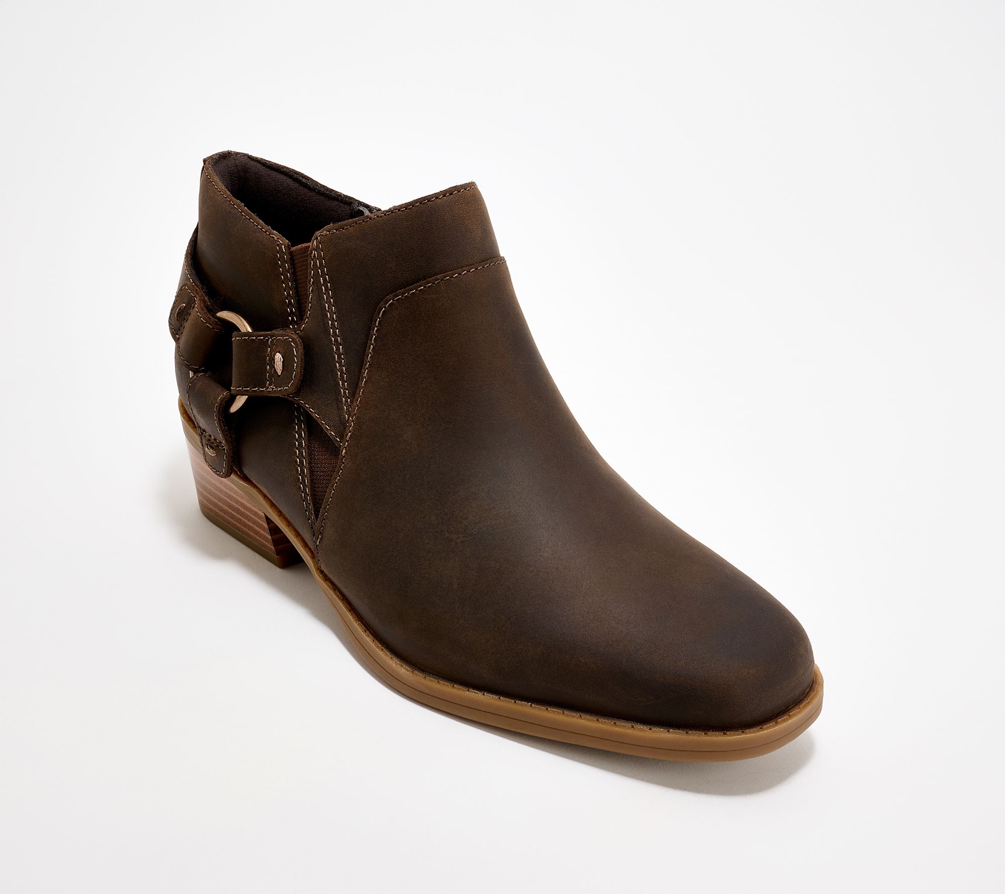 Clarks Collection Leather Ankle Boots -Danyelle Gema