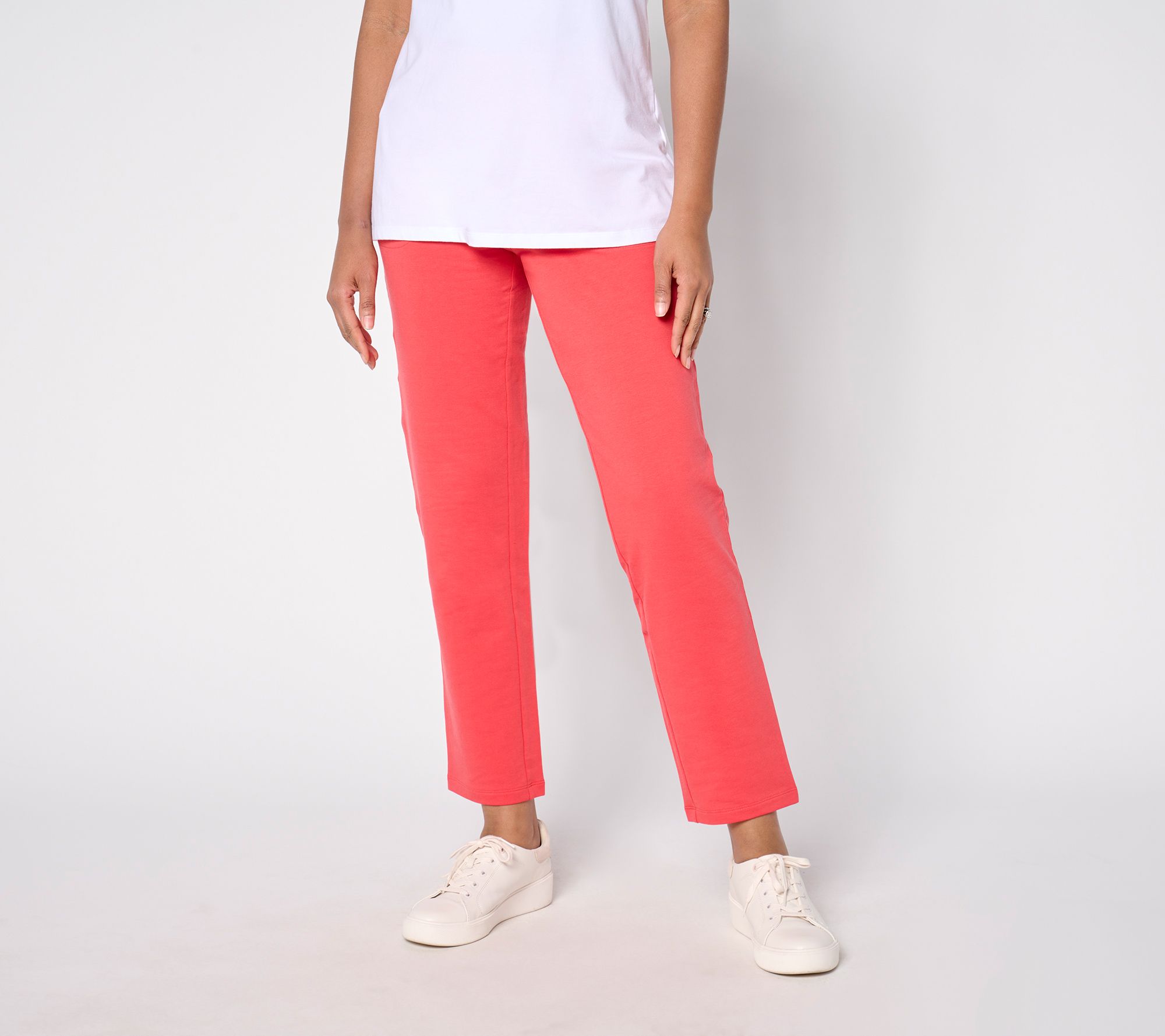 "As Is" Denim & Co. Regular EasyWear French Terry Pant