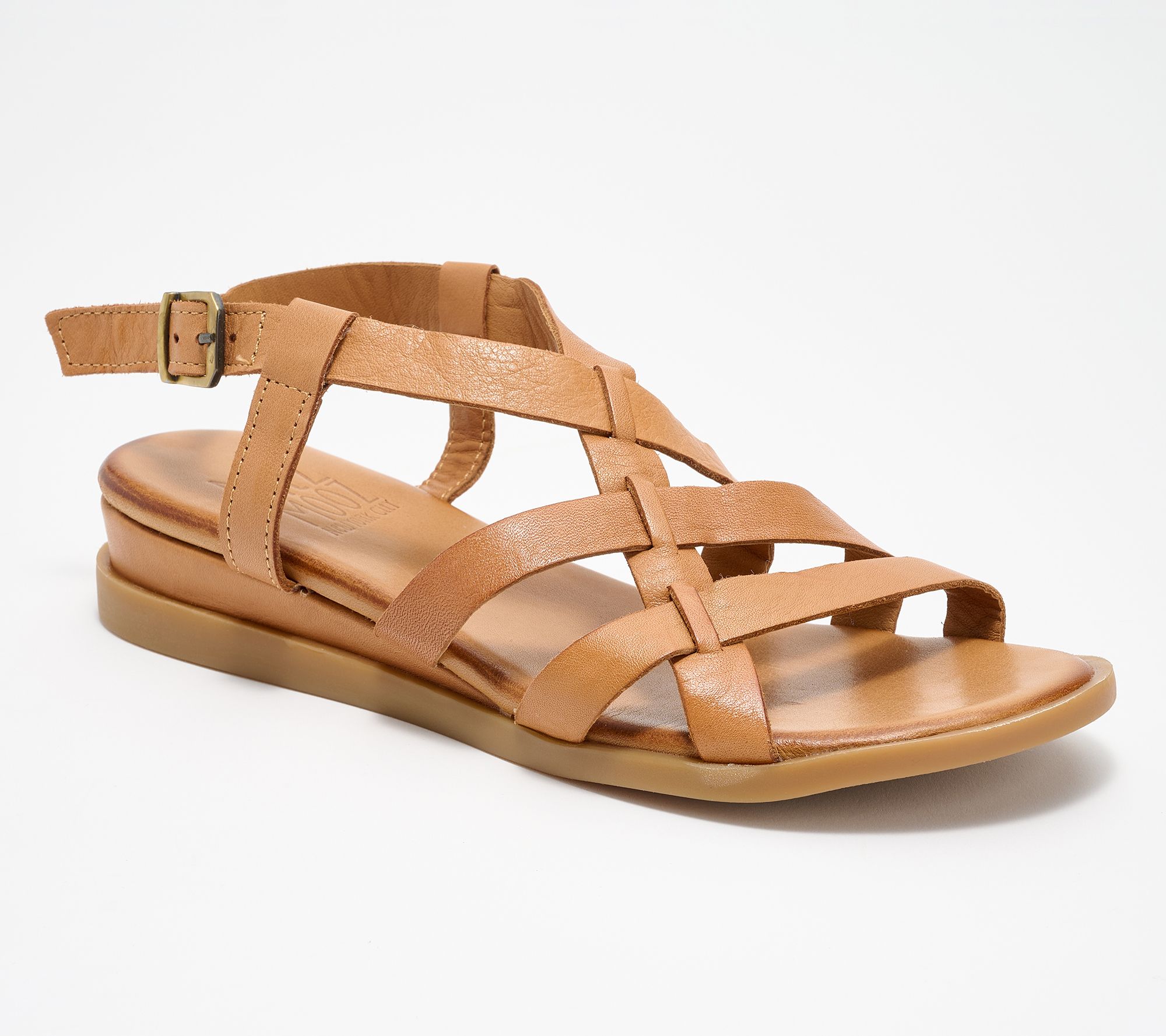 "As Is" Miz Mooz Leather Woven Sandals - Walkerr