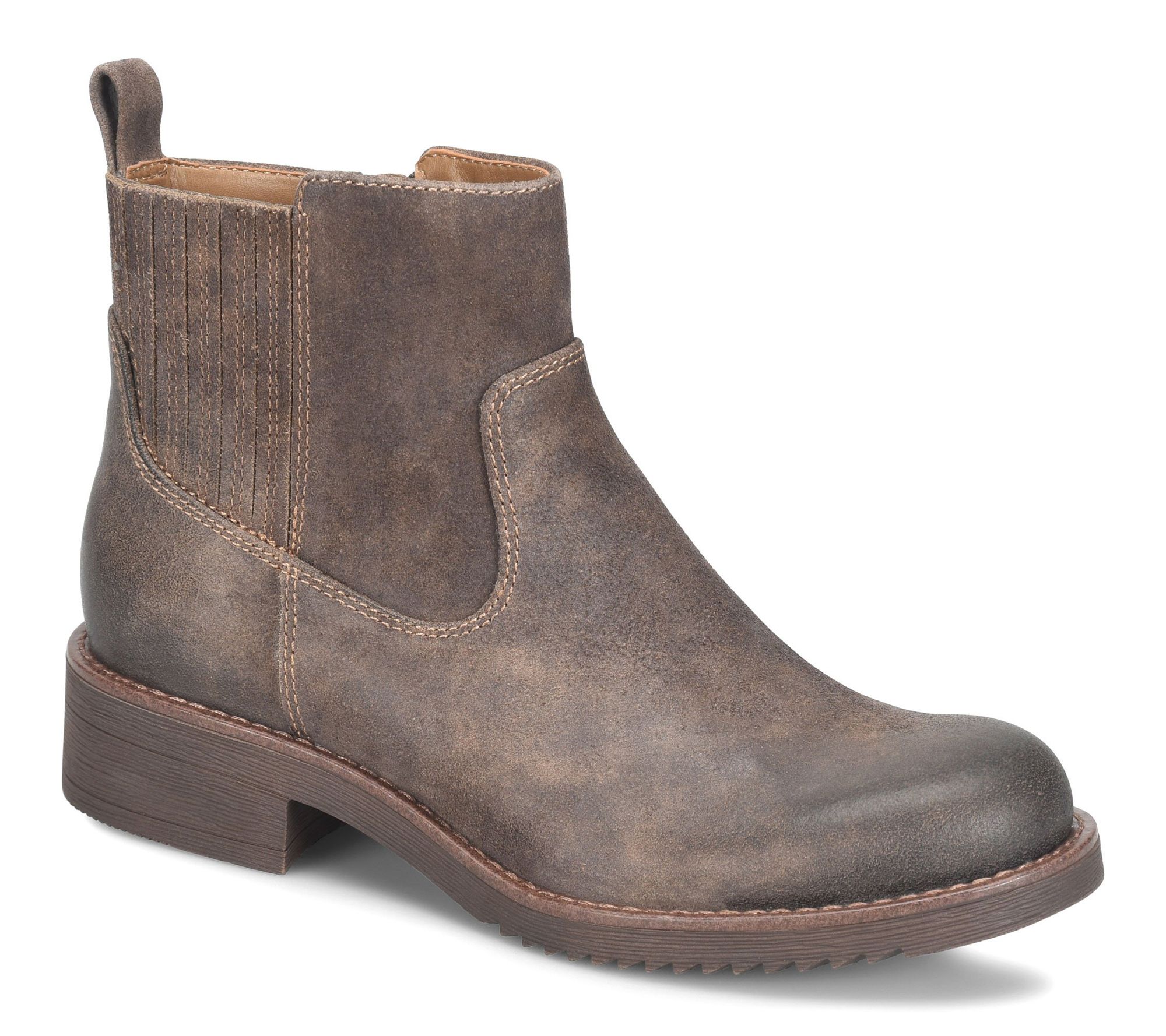 Comfortiva Water Resistant Suede Chelsea Boot -Claire