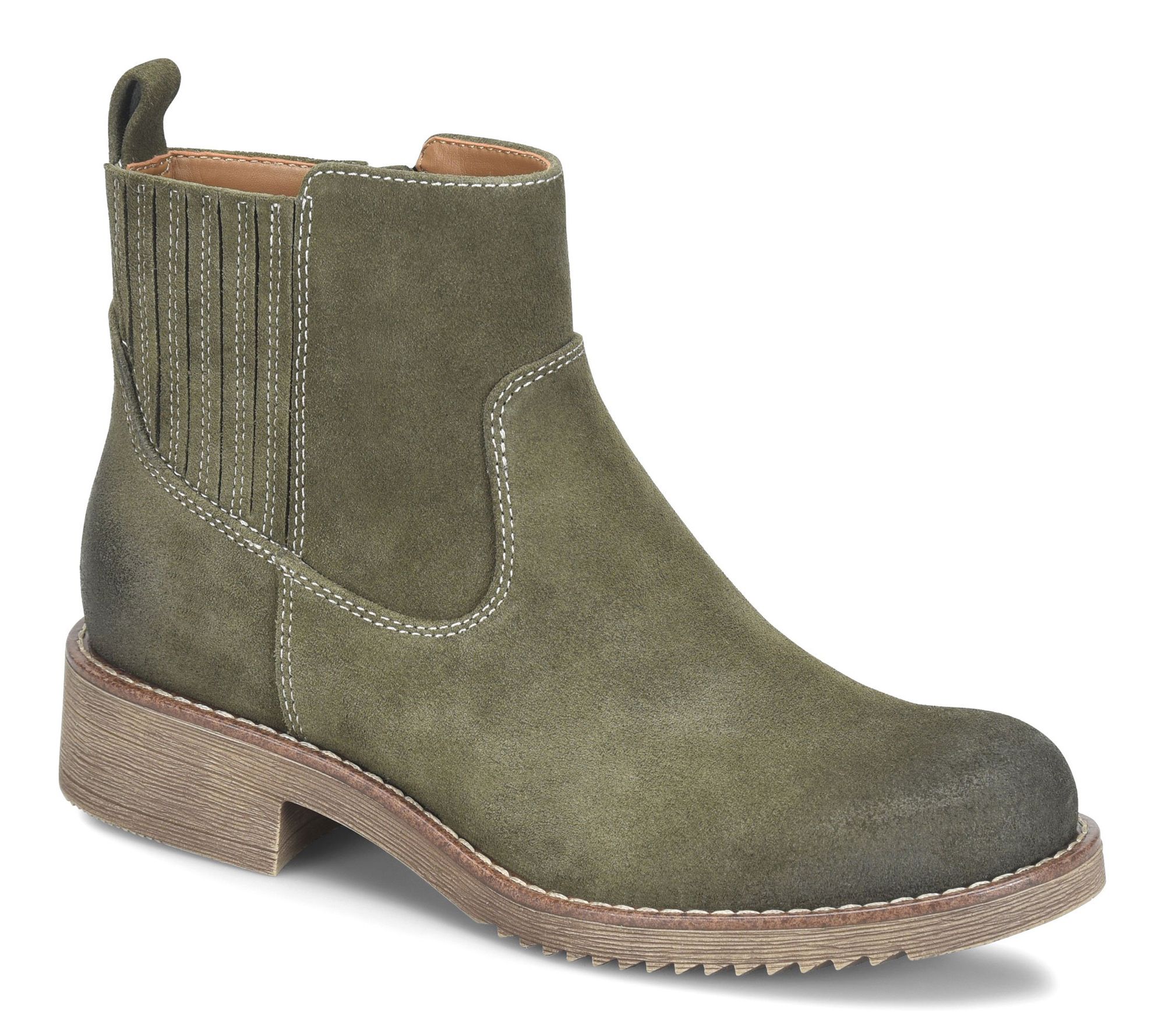 Comfortiva Water Resistant Suede Chelsea Boot -  Claire