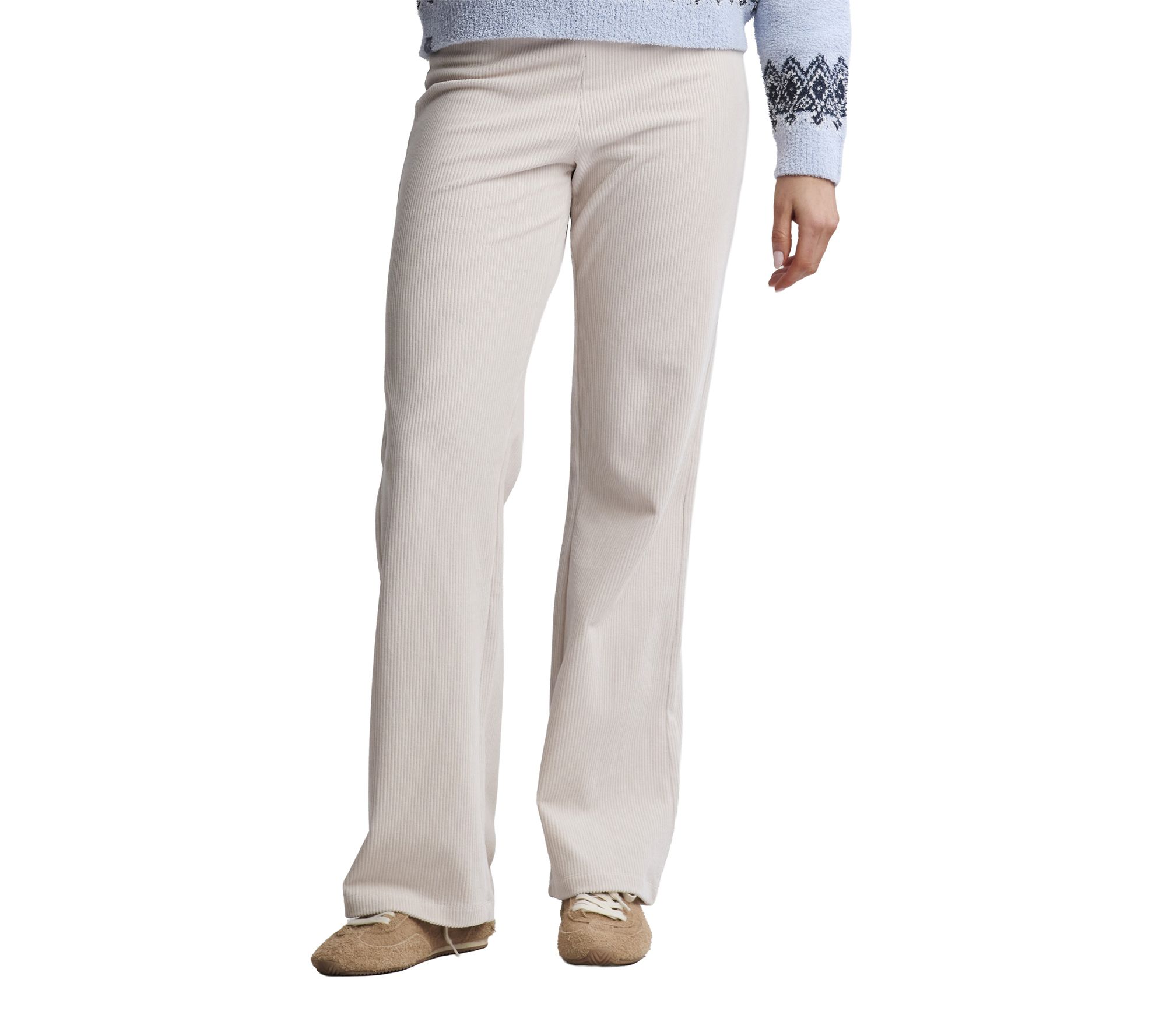 Barefoot Dreams Stretch Cord Wide Leg Pant