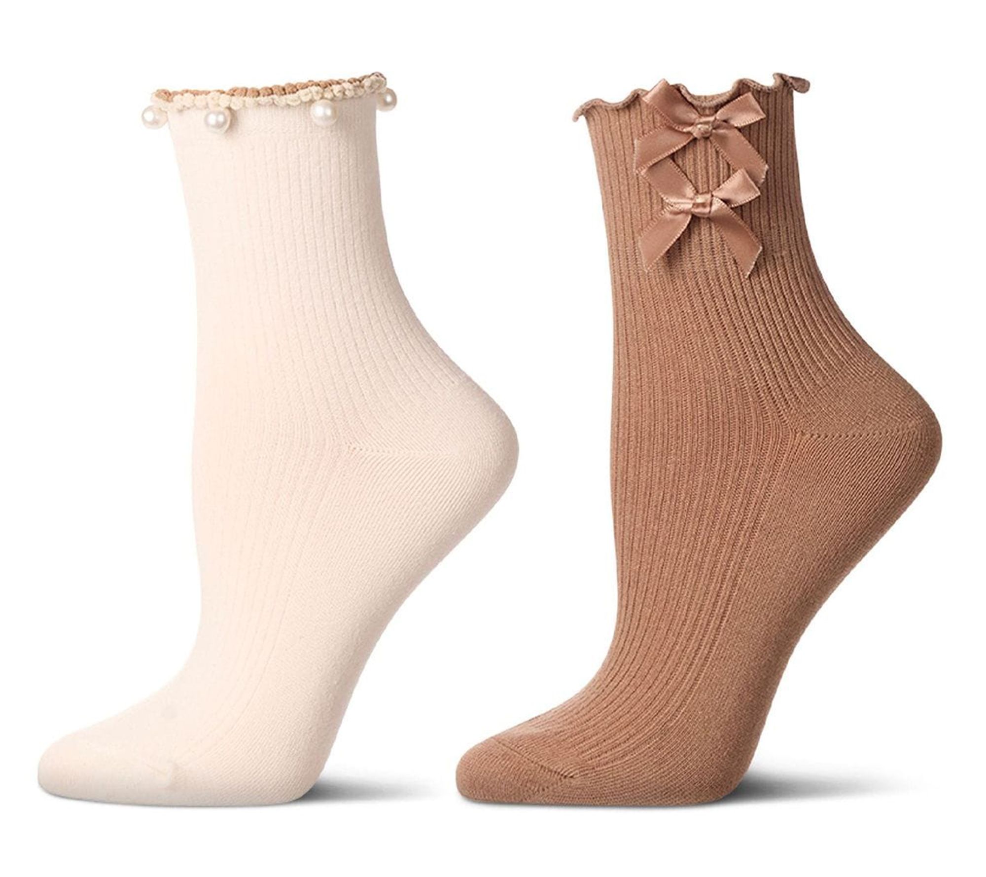 2 Pair Women's Fashion Anklet Socks