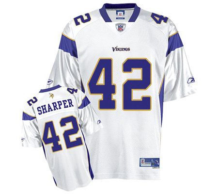 NFL Minnesota Vikings Darren Sharper Premier White Jersey 