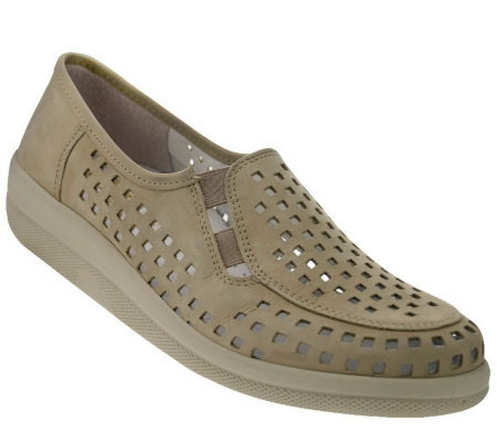 Spring Step Twila Casual Loafers with Square Punchwork - Page 1 — QVC.com