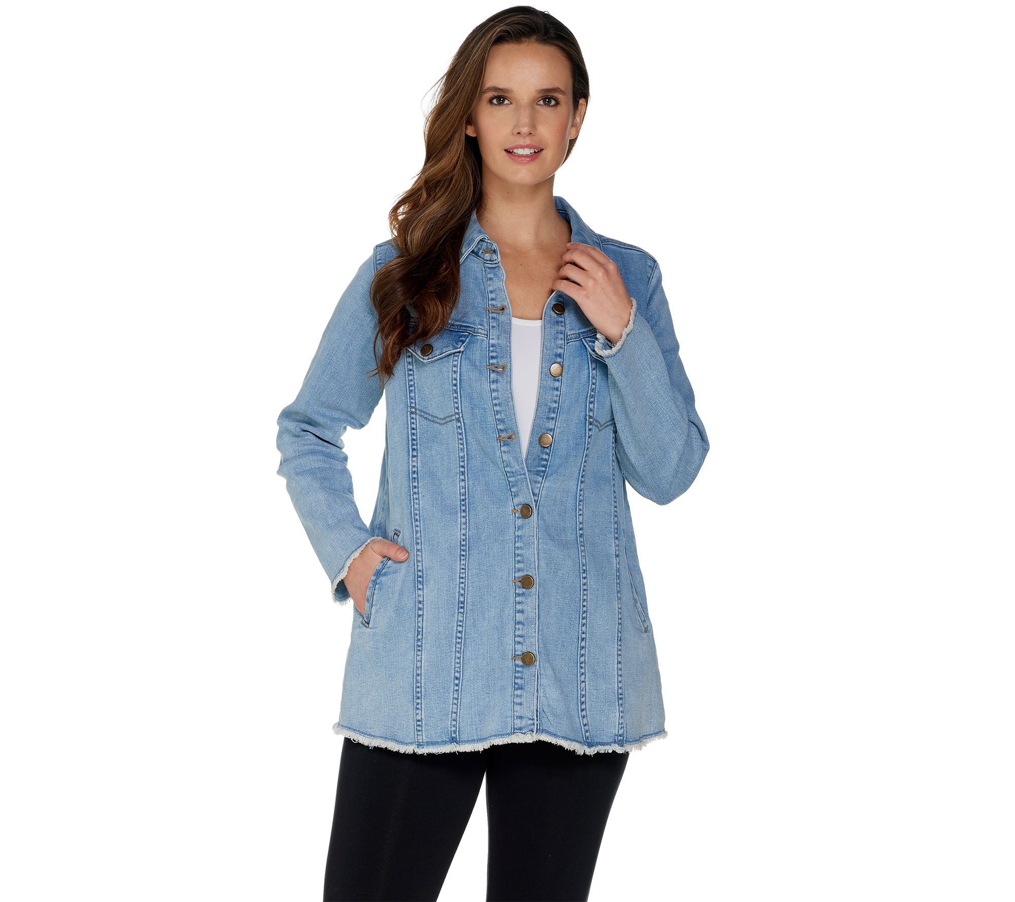 Lori goldstein hot sale denim jacket