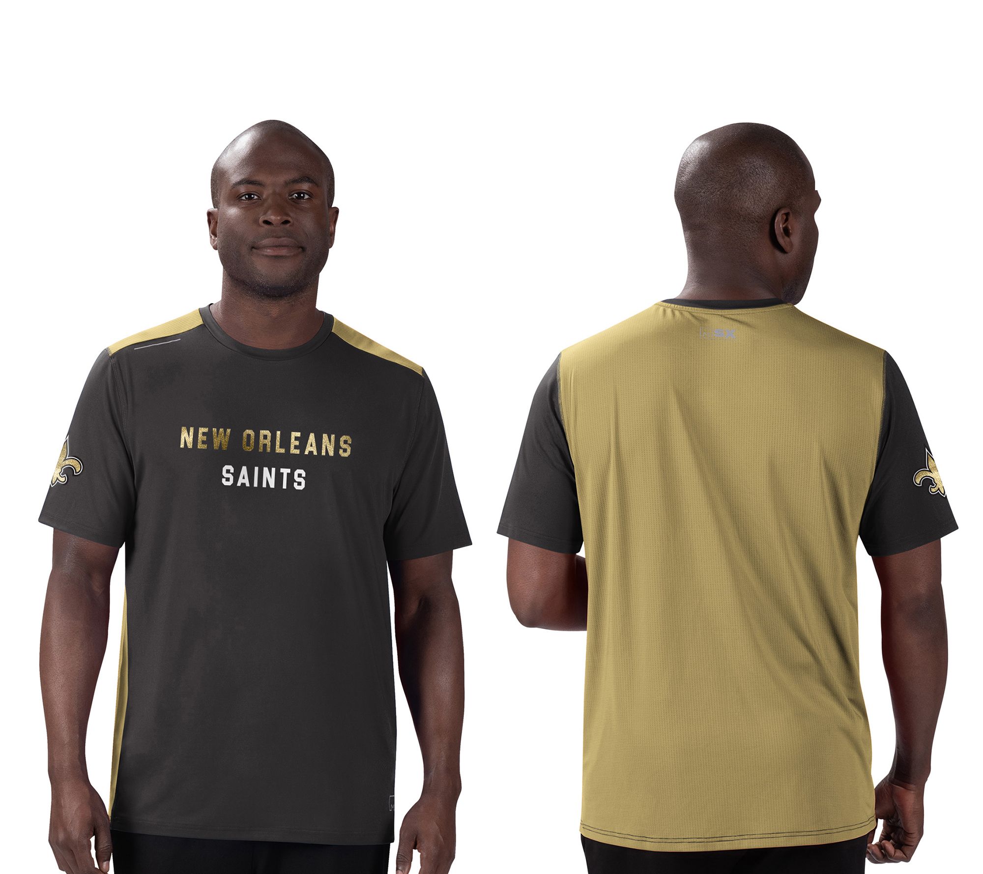 New Orleans Saints Short sleeve T- Shirt – Healthier Life Fitness