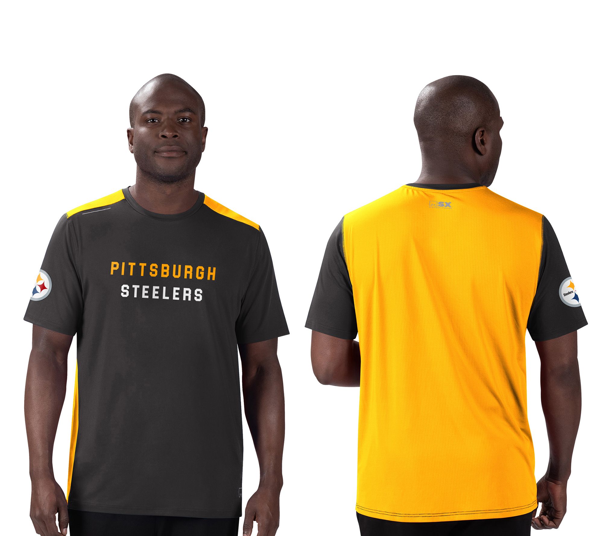 Nike Men's Black Pittsburgh Steelers Muscle T-shirt