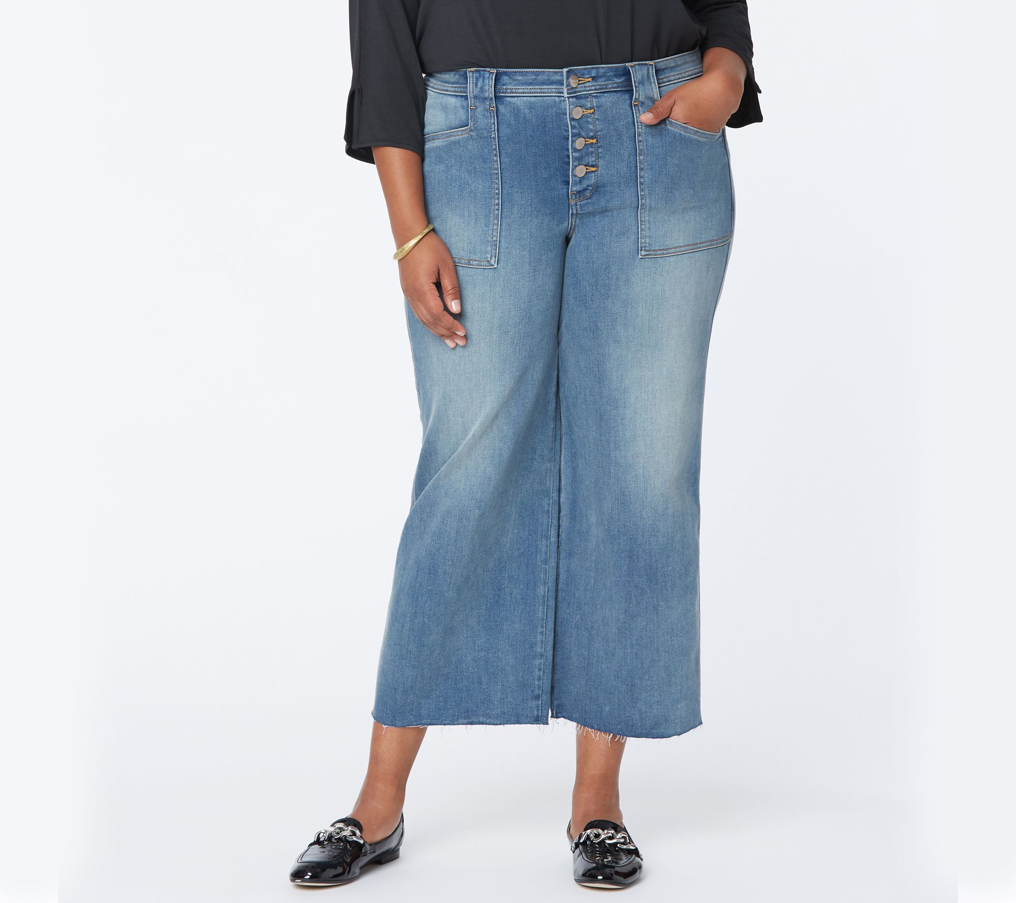 nydj teresa wide leg jeans