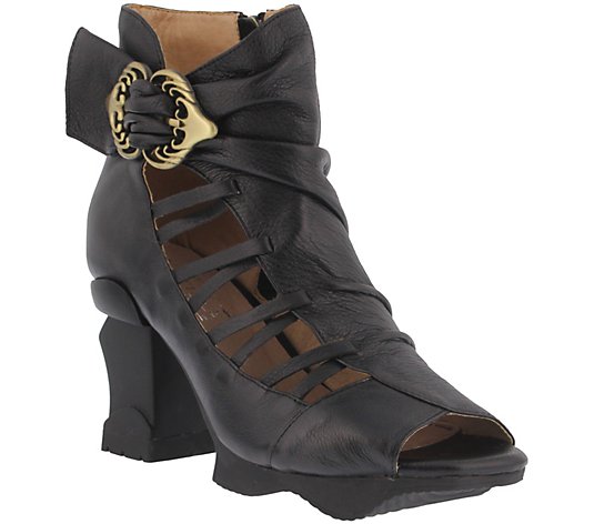 L'Artiste by Spring Step Leather Booties - Nesgara