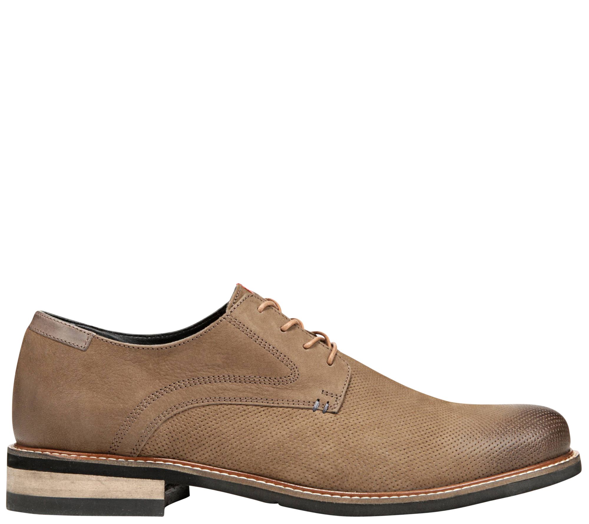 Dr. Scholl's Men's Elevated Leather Oxfords - Weekly - QVC.com