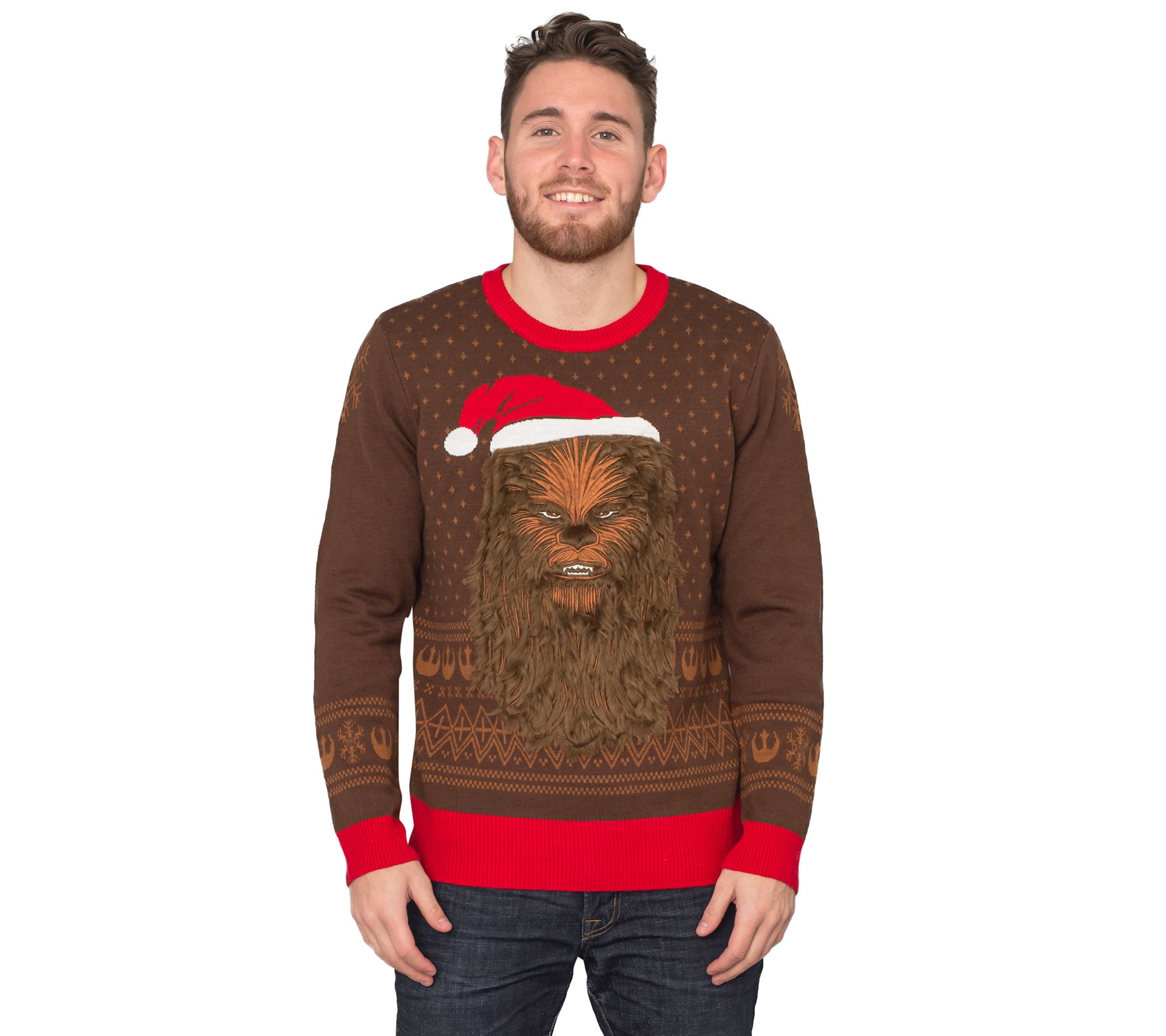 Ugly Christmas Sweater Star Wars Chewbacca Sweater QVC