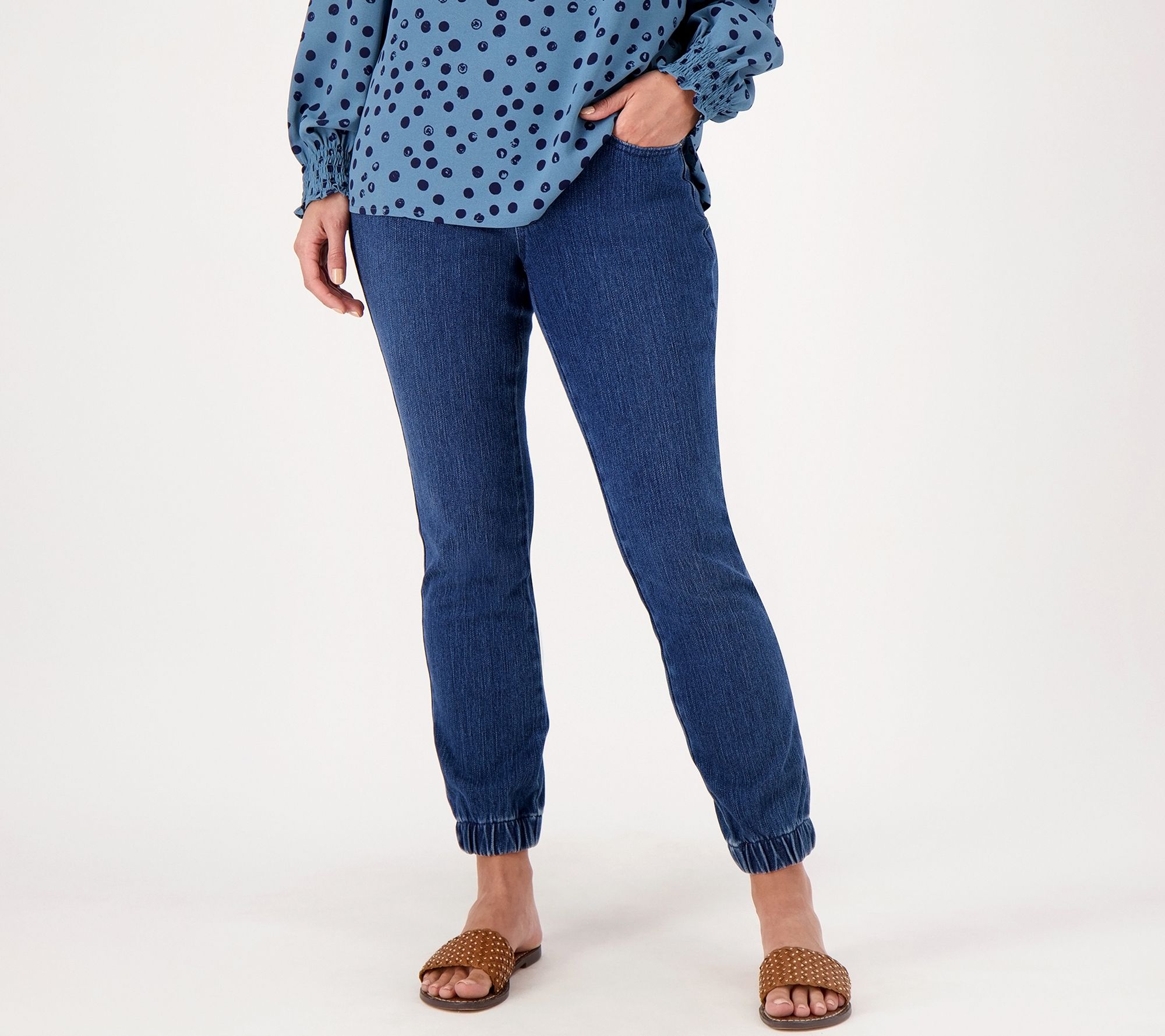 Belle by Kim Gravel Regular Flexibelle Pull-On Joggers