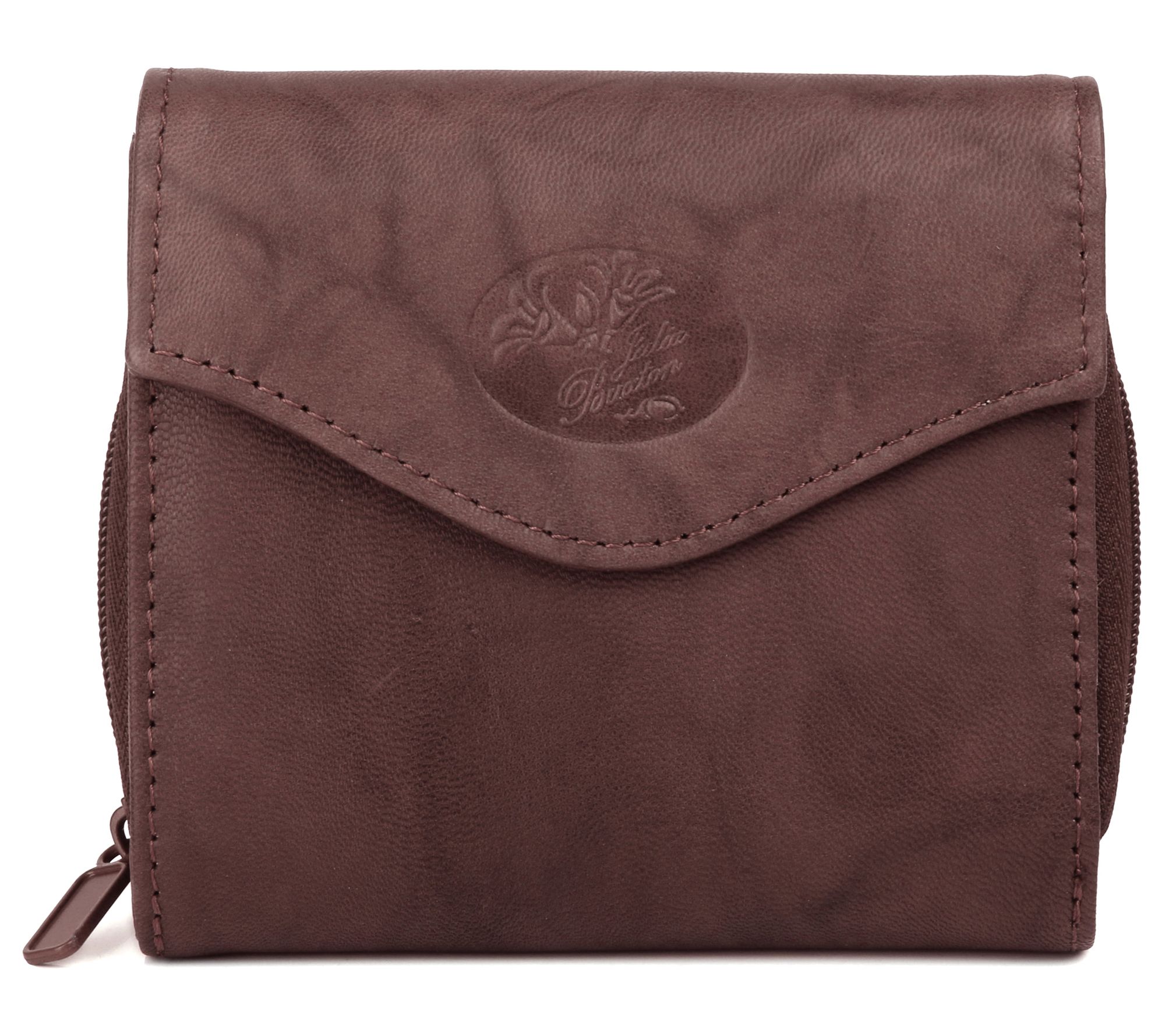 Julia Buxton Heiress Zip French Purse