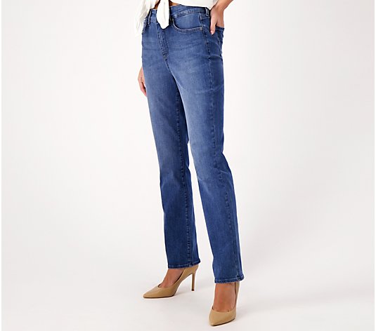 NYDJ Curve Shaper Marilyn Straight Jeans- Heavenly