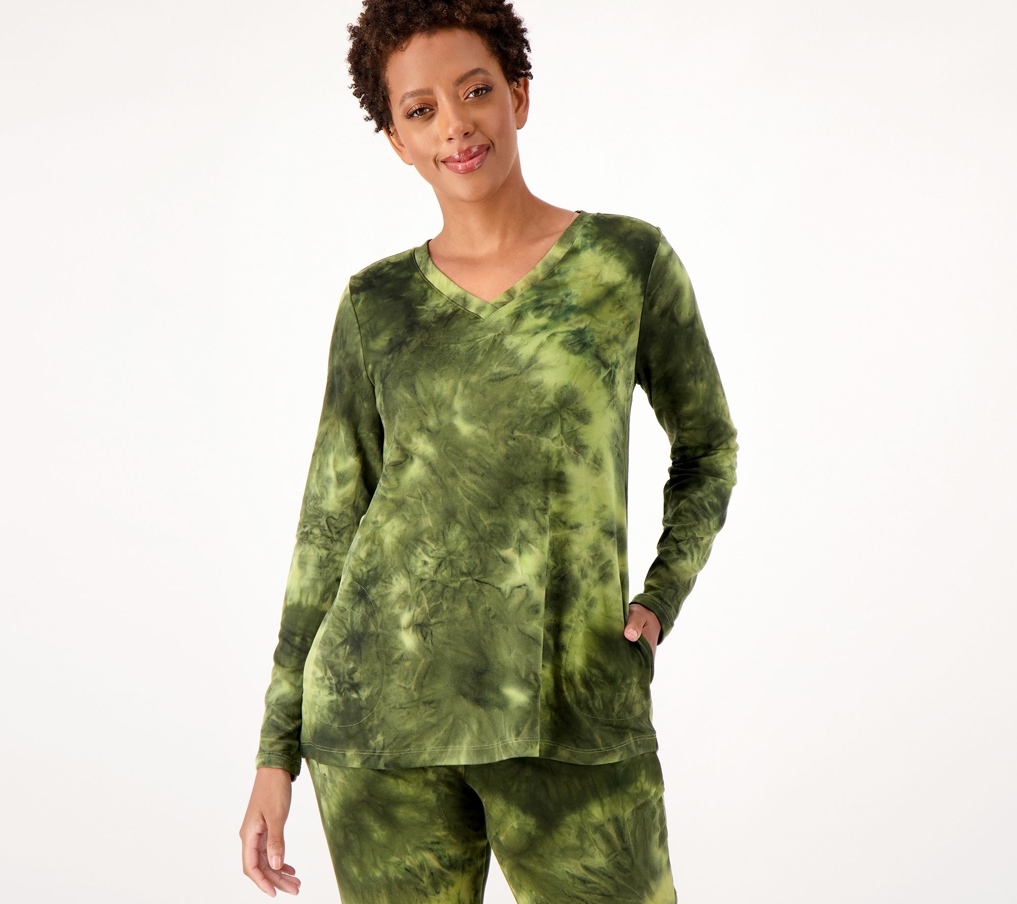 Green tie dye discount pajamas